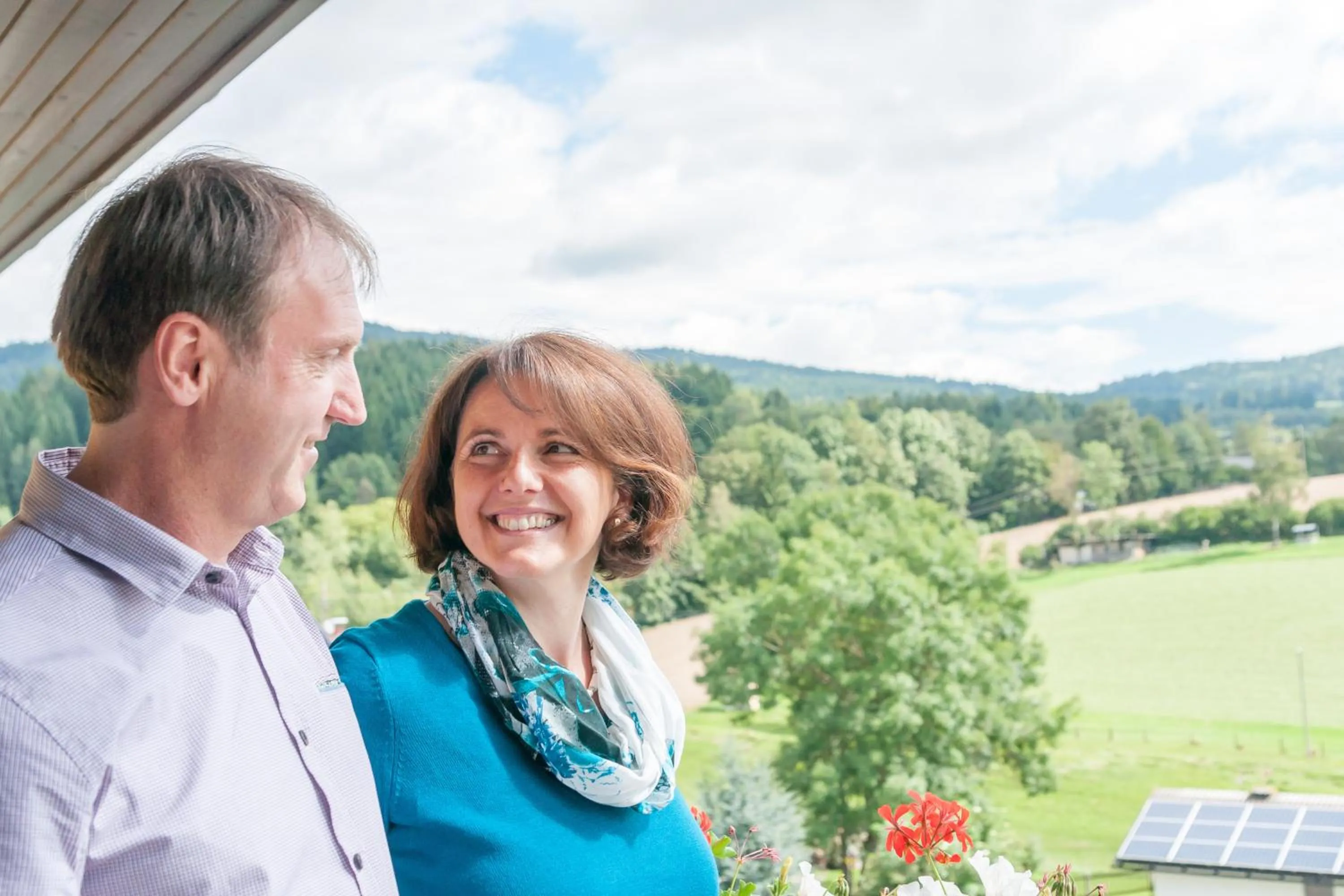 Garden view in Florianihof