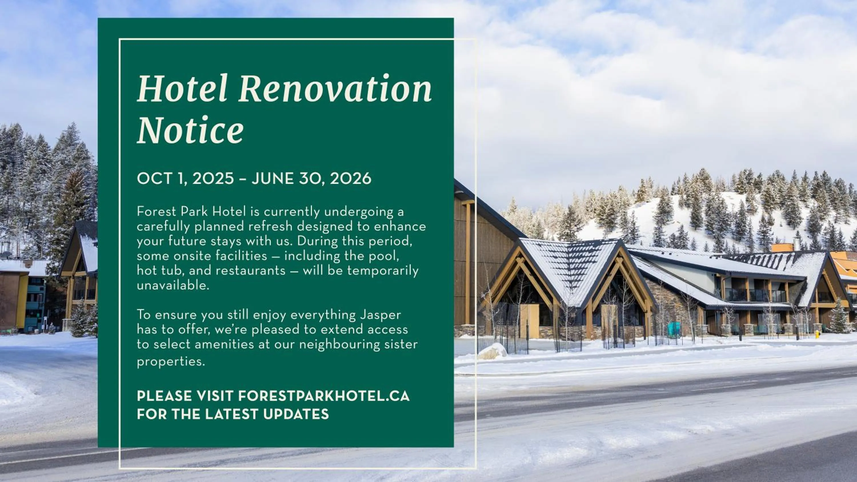 Property building in Forest Park Hotel