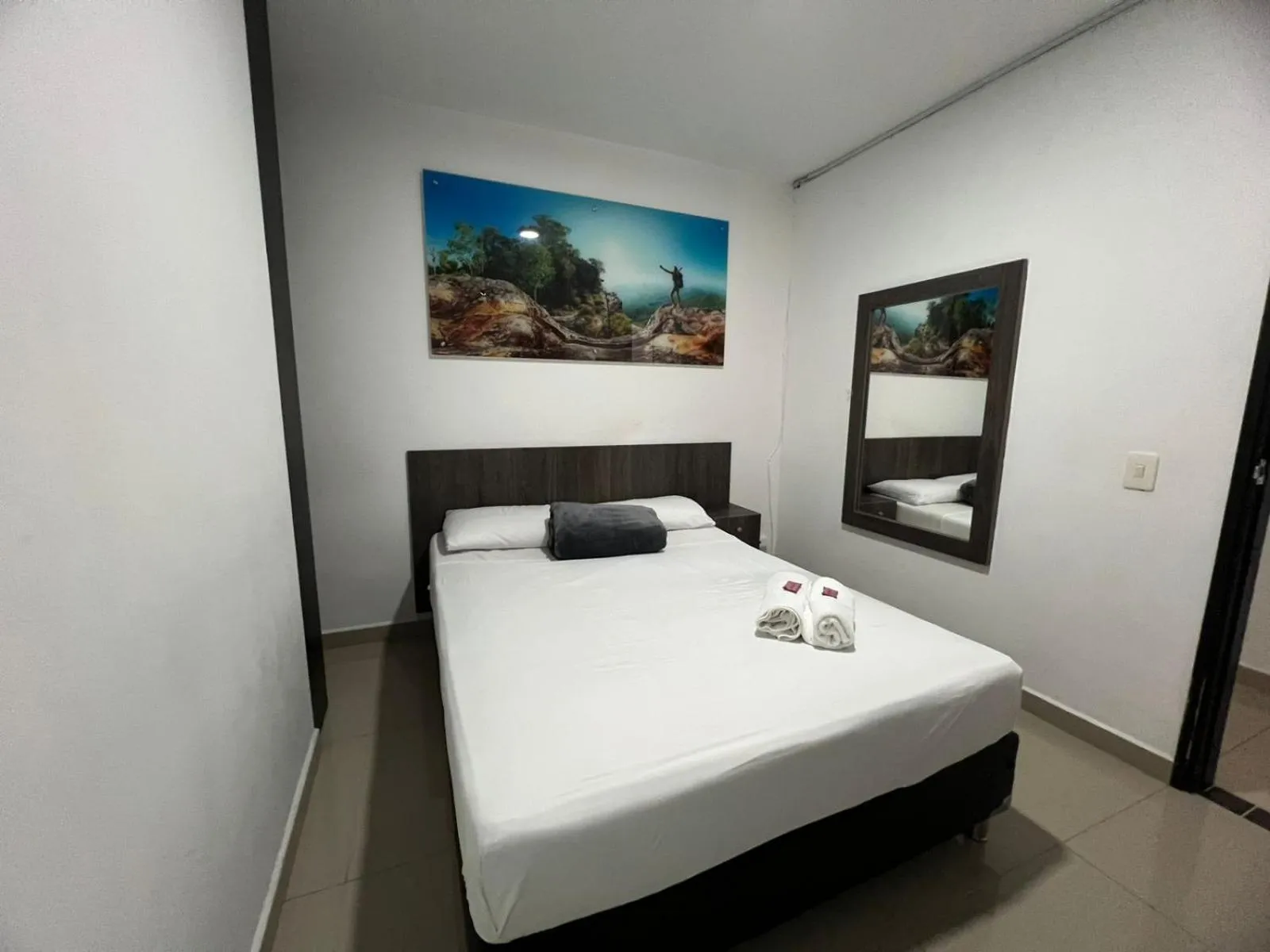 Bed in Hotel Jardin de Laureles Jeps