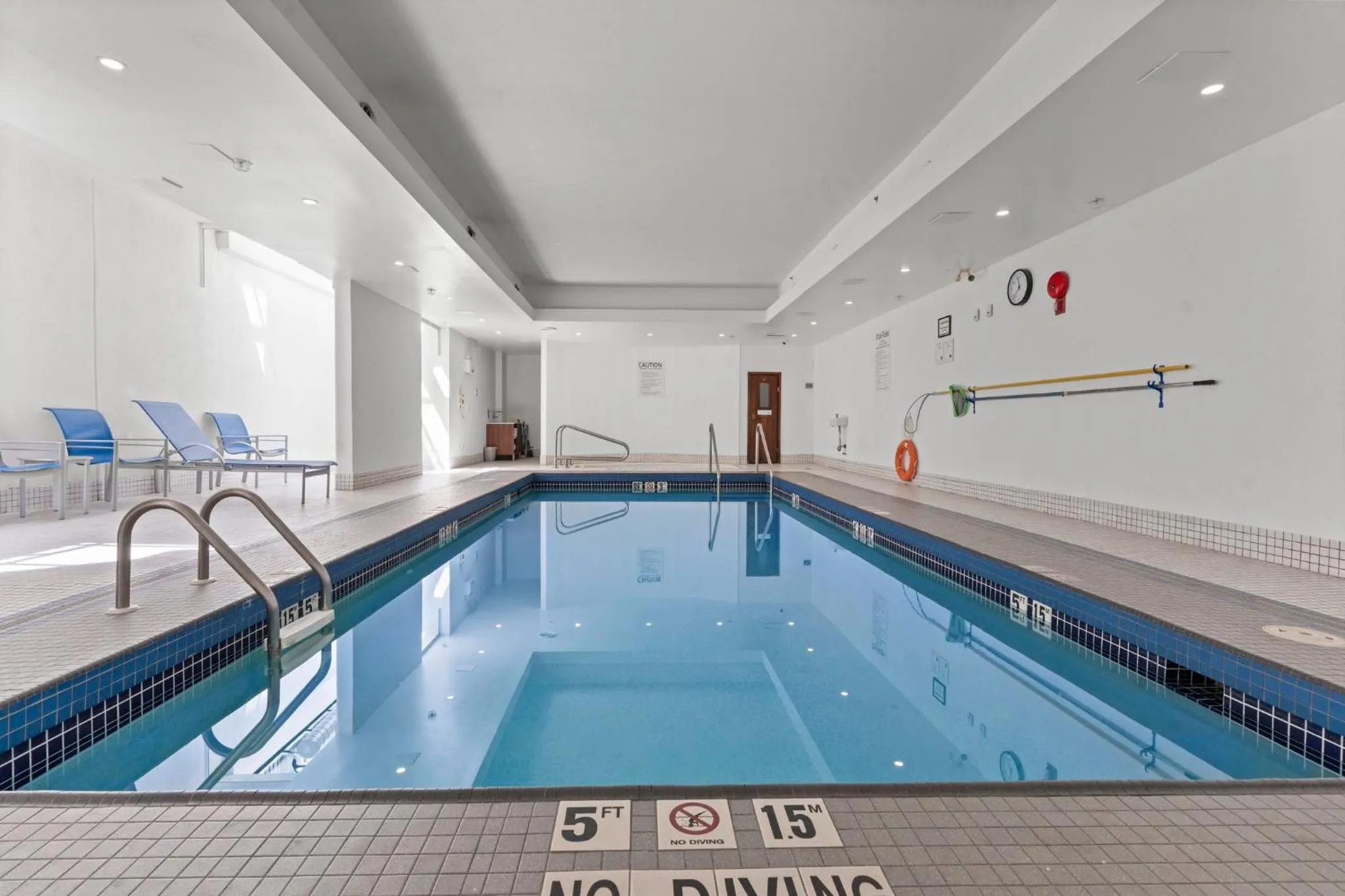 Swimming pool in Holiday Inn Express and Suites Surrey by IHG