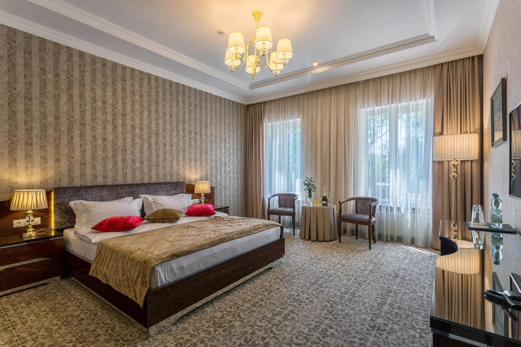 Bed in De Volan Boutique Hotel