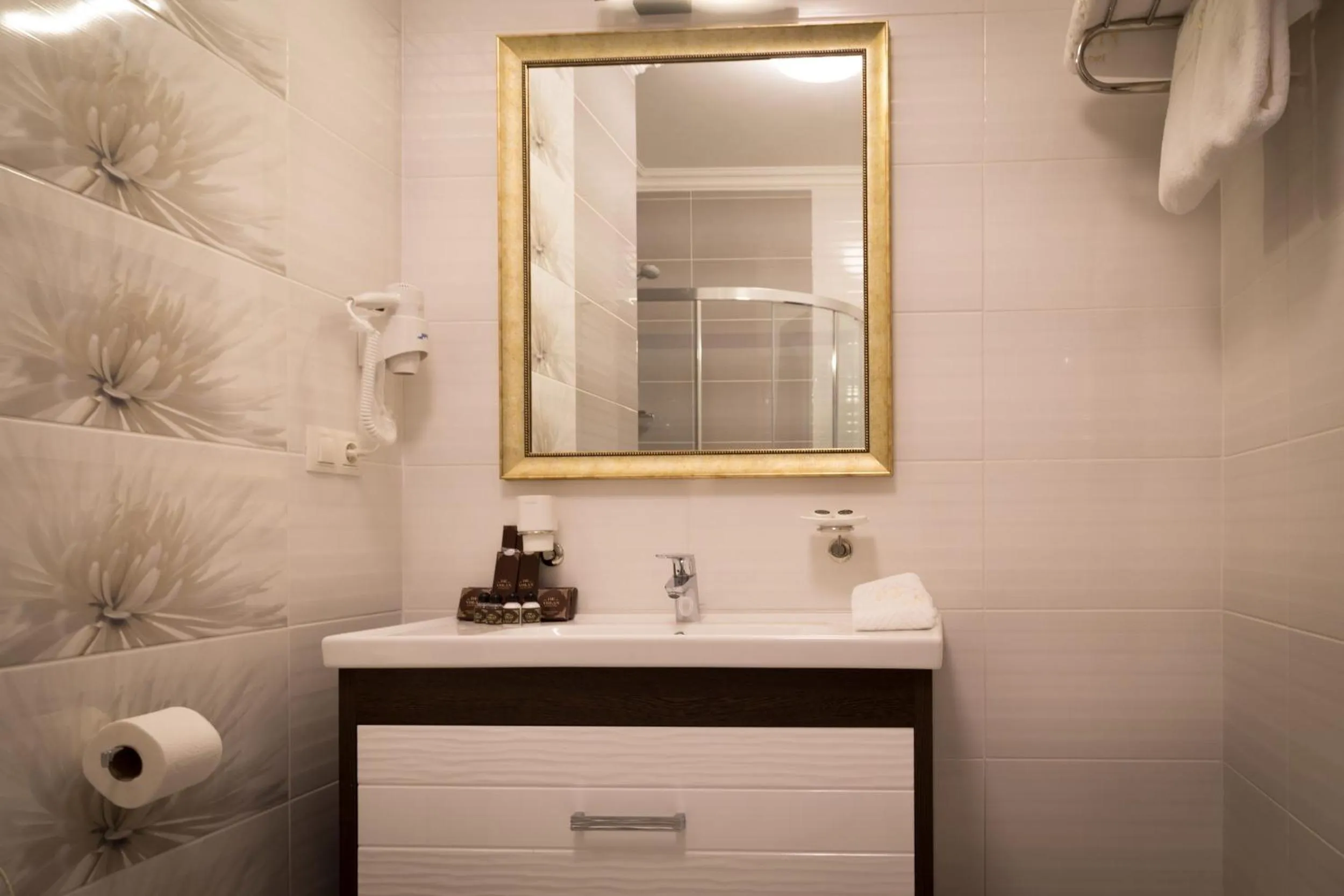 Shower in De Volan Boutique Hotel