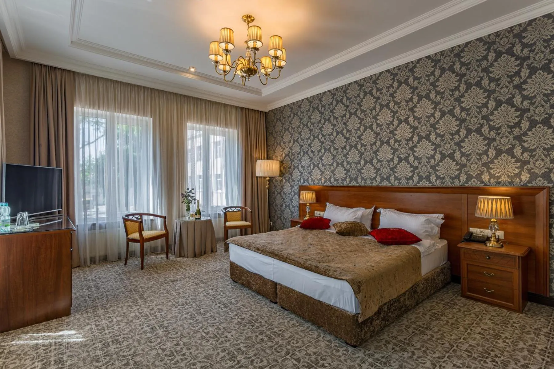 Bed in De Volan Boutique Hotel