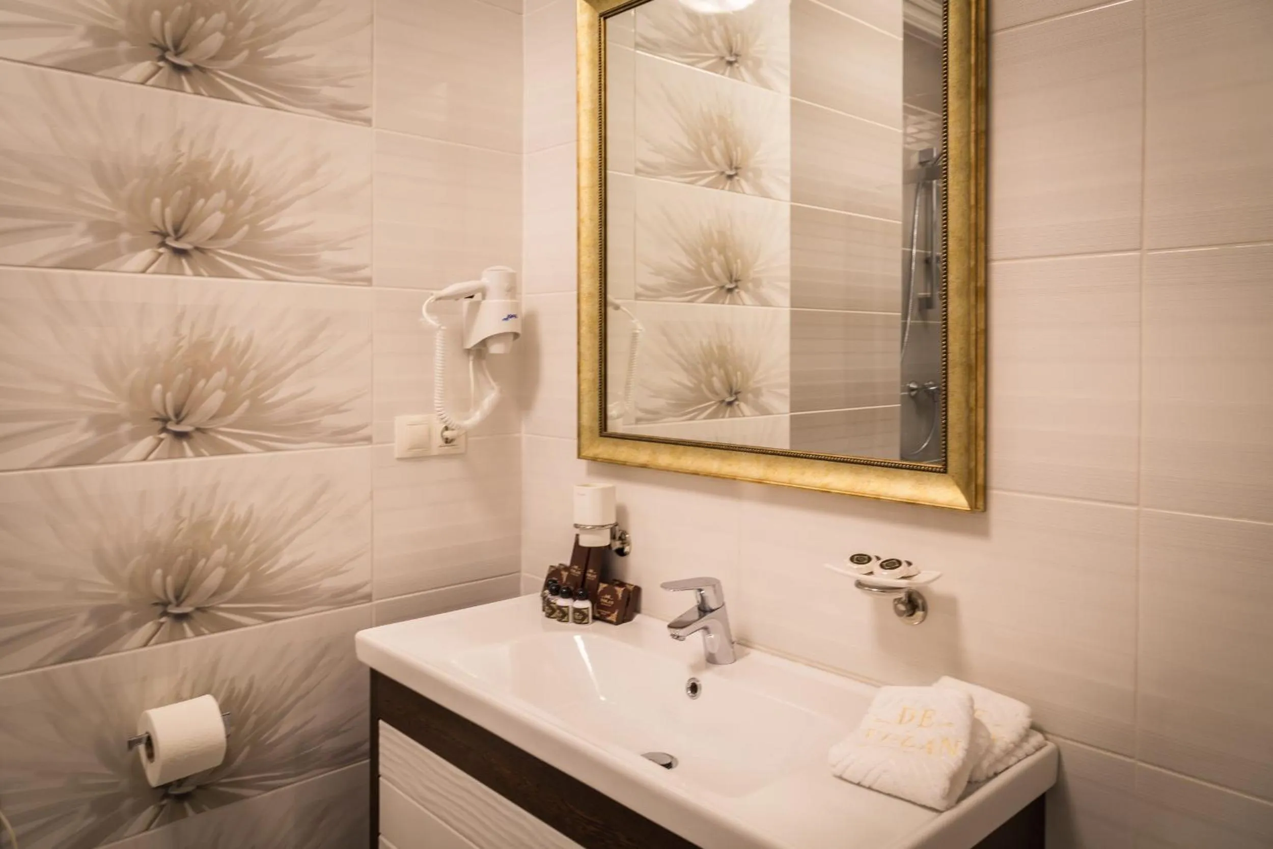 Shower in De Volan Boutique Hotel