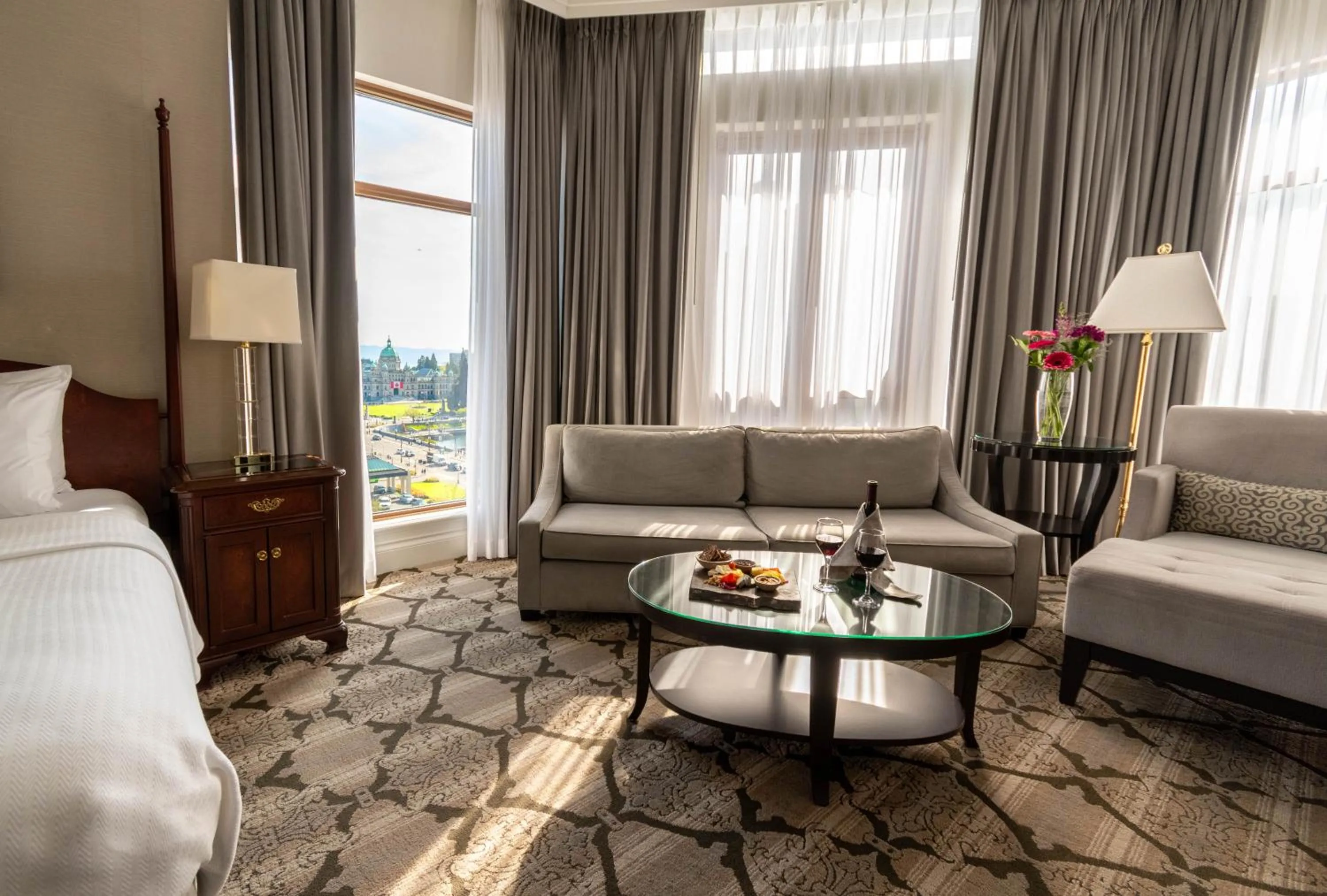 View (from property/room), Bed in The Magnolia Hotel & Spa