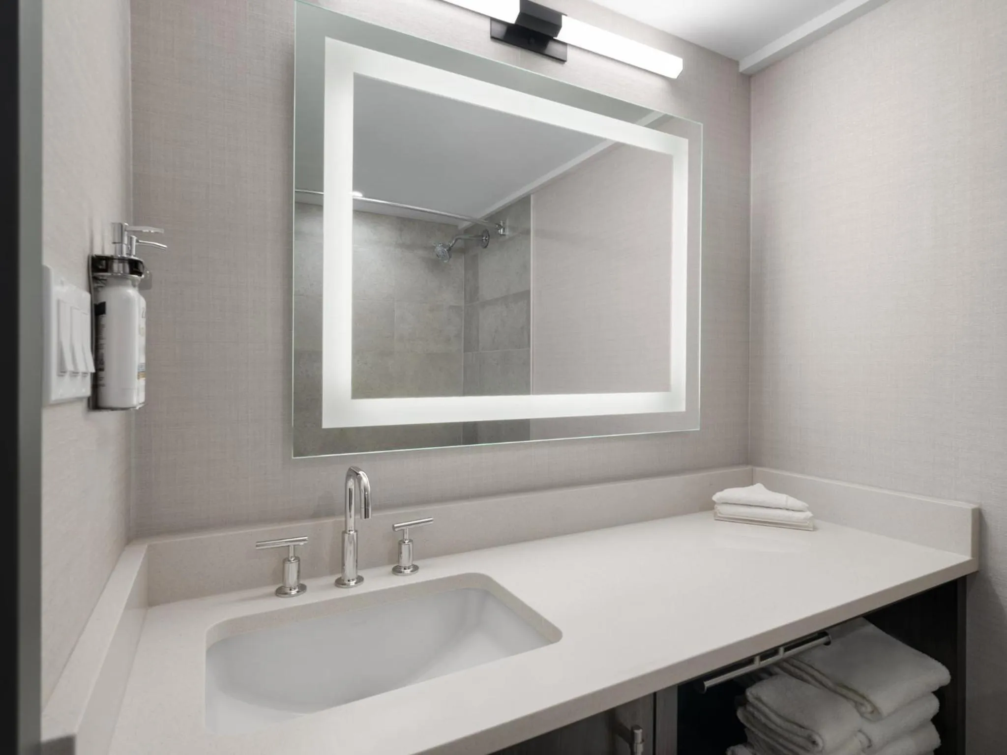 Bathroom in Holiday Inn Calgary Airport by IHG