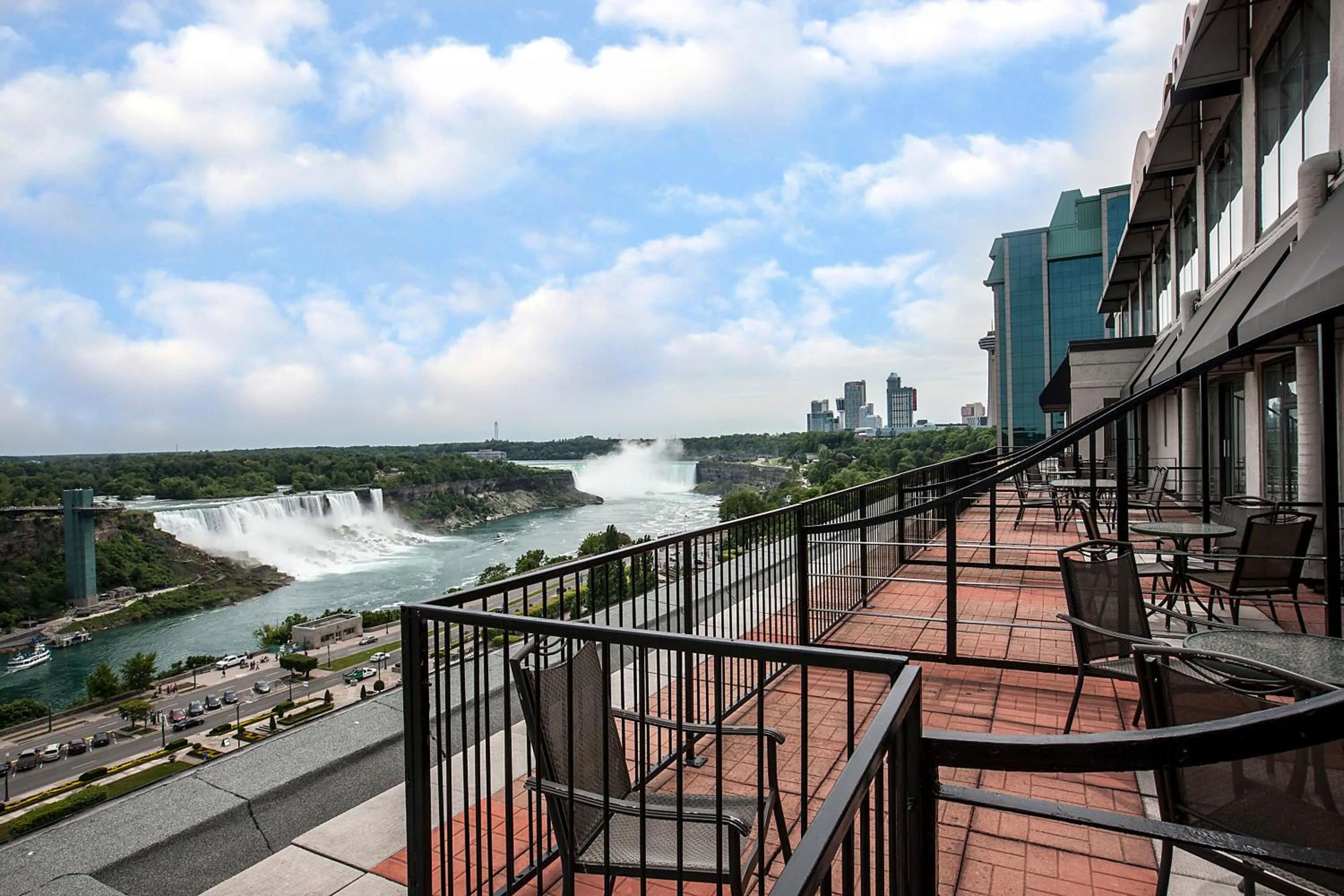 Balcony/Terrace in Crowne Plaza Hotel-Niagara Falls/Falls View, an IHG Hotel