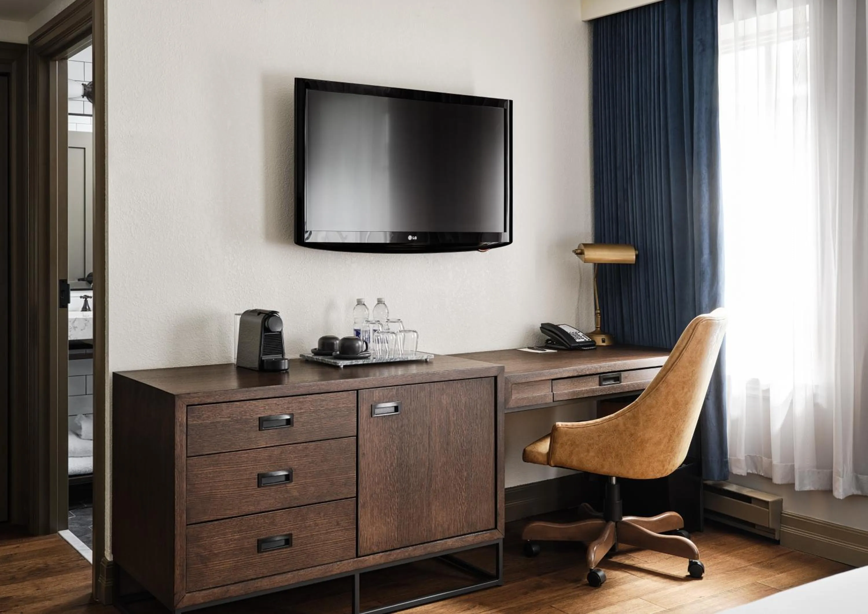 Bedroom in The Metcalfe by Gray Collection