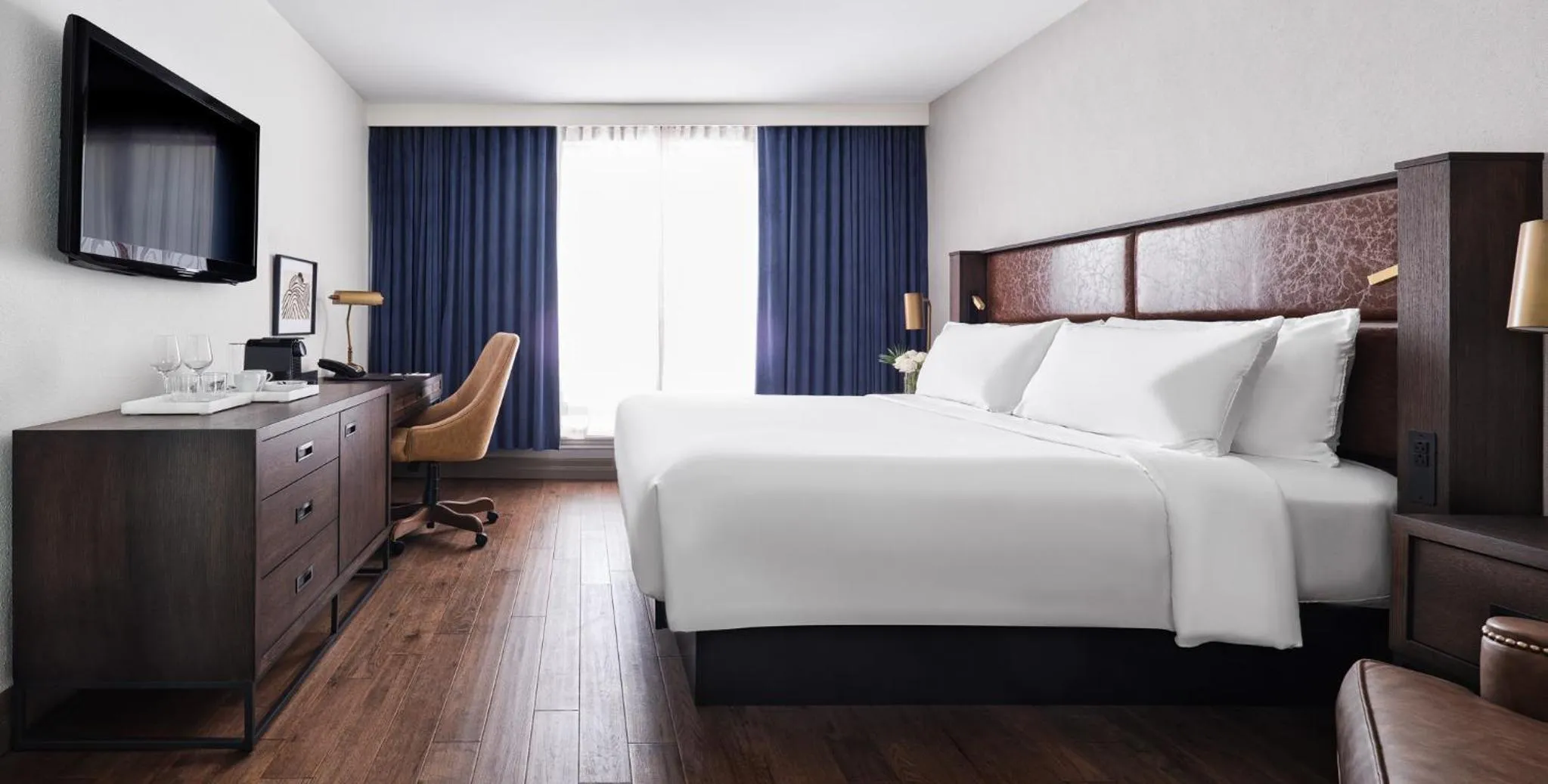 Bedroom, Bed in The Metcalfe by Gray Collection