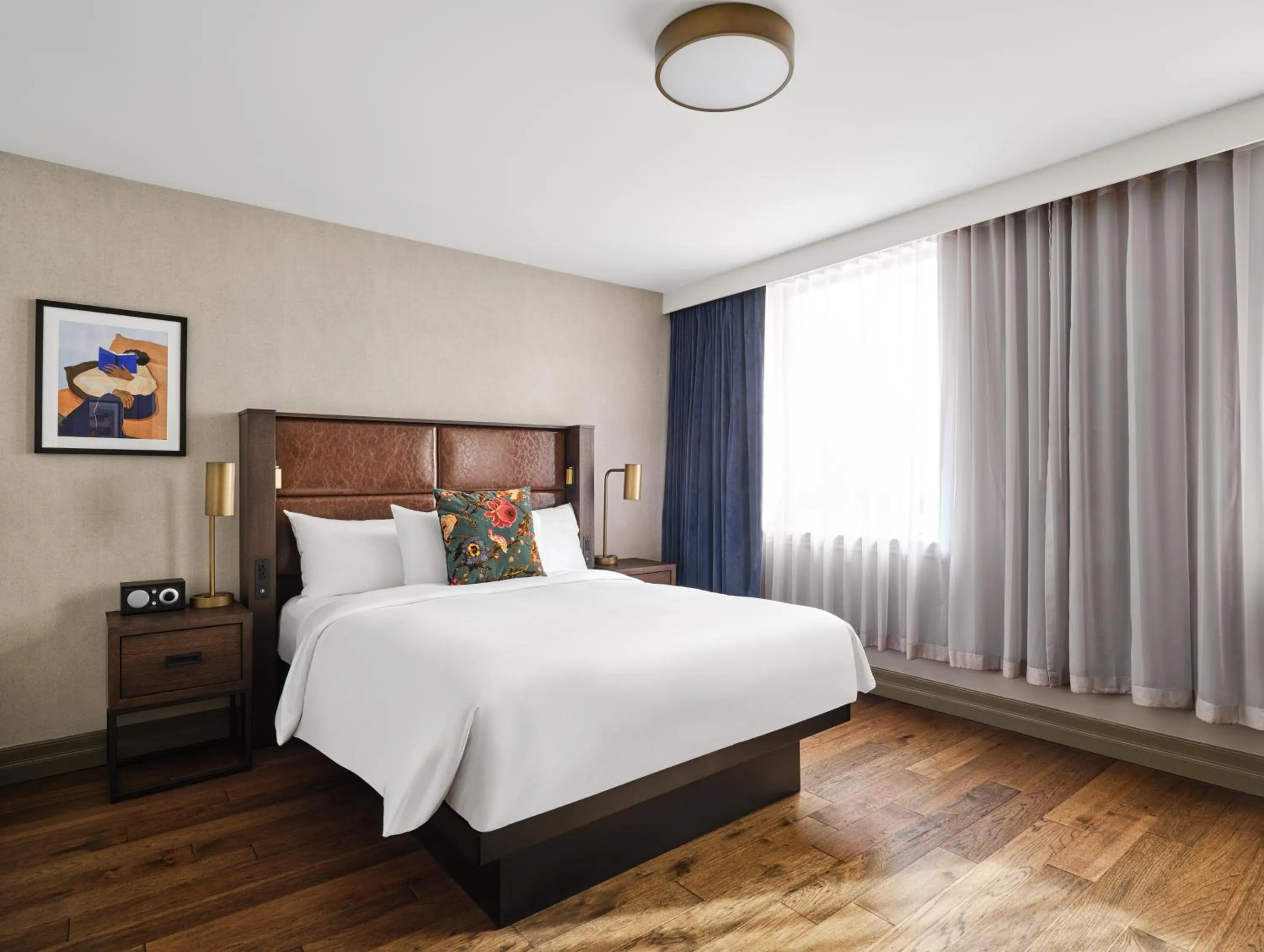 Bedroom, Bed in The Metcalfe by Gray Collection