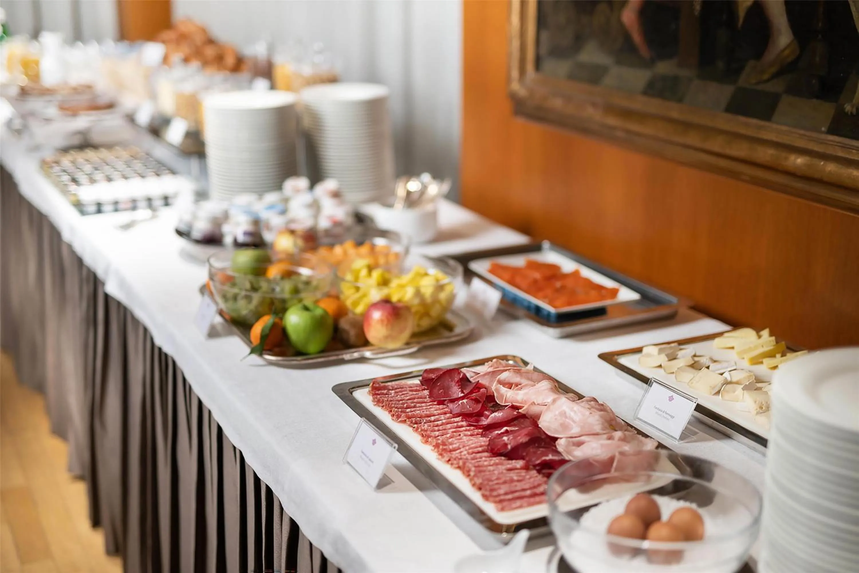 Breakfast in Grand Hotel della Posta, WorldHotels Distinctive