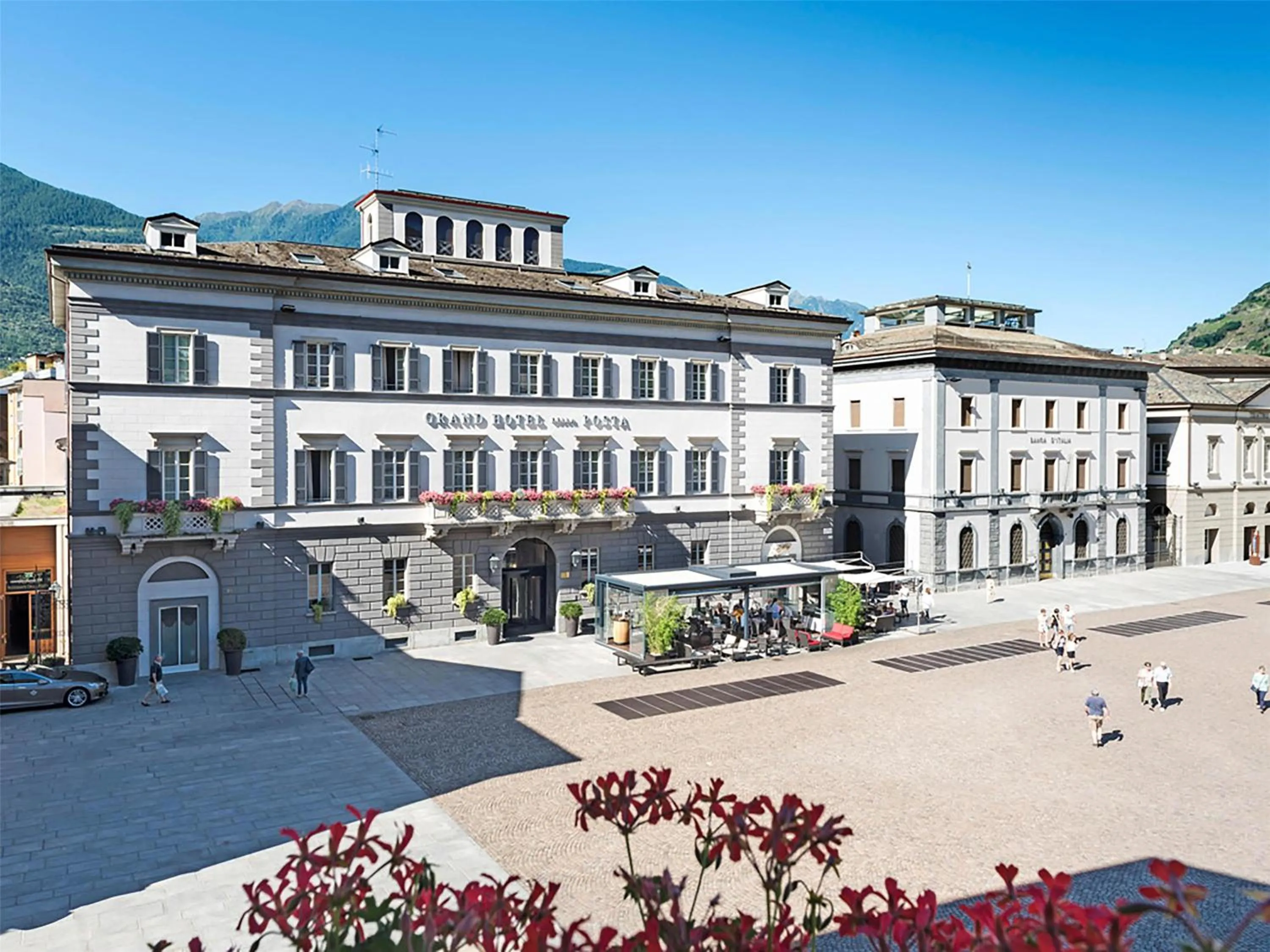 Property building in Grand Hotel della Posta, WorldHotels Distinctive