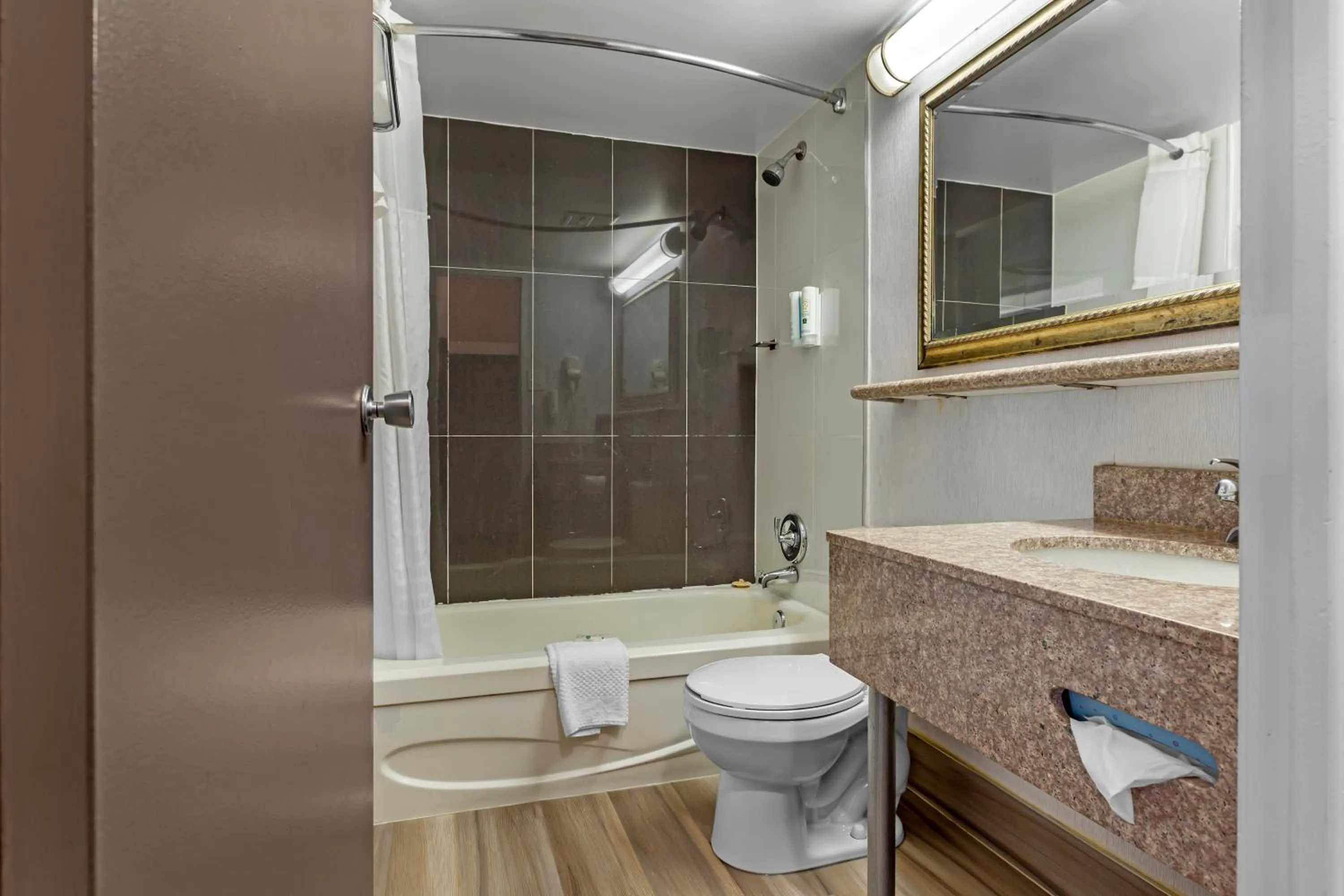 Bathroom in Quality Inn & Suites 5585 Ambler Drive Mississauga Ontario