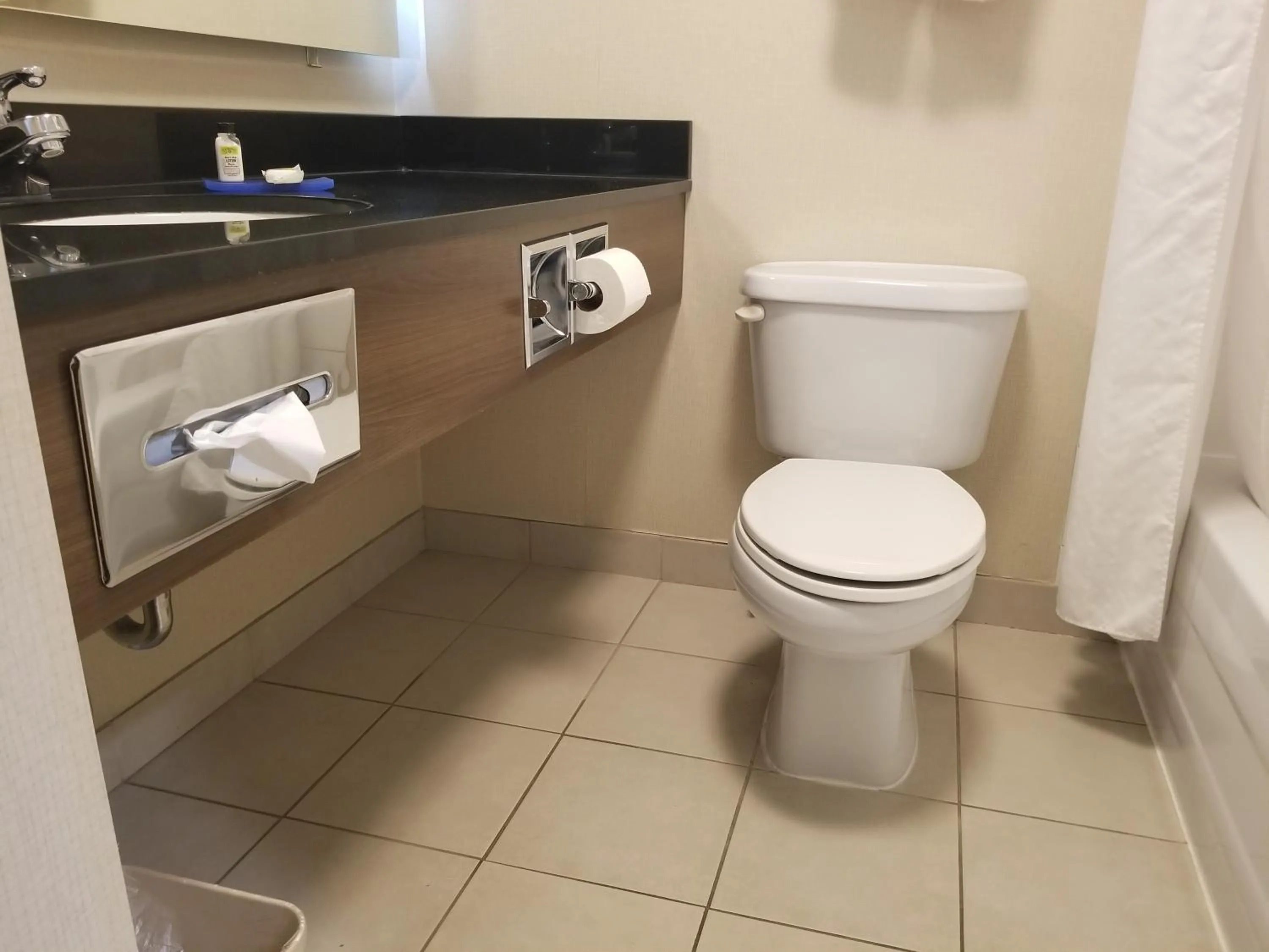 Bathroom in Holiday Inn Express Edmonton Downtown by IHG