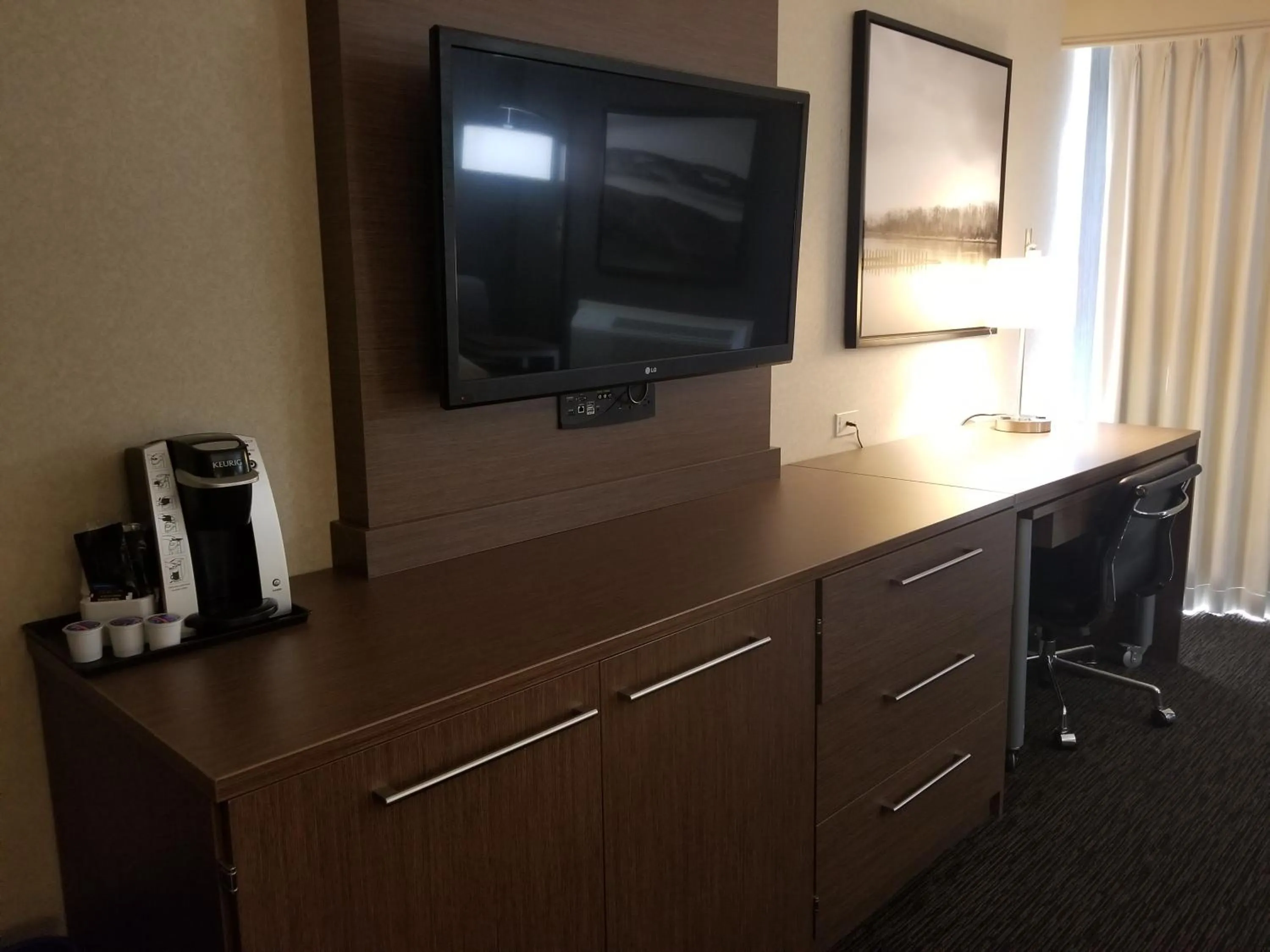 TV and multimedia in Holiday Inn Express Edmonton Downtown by IHG