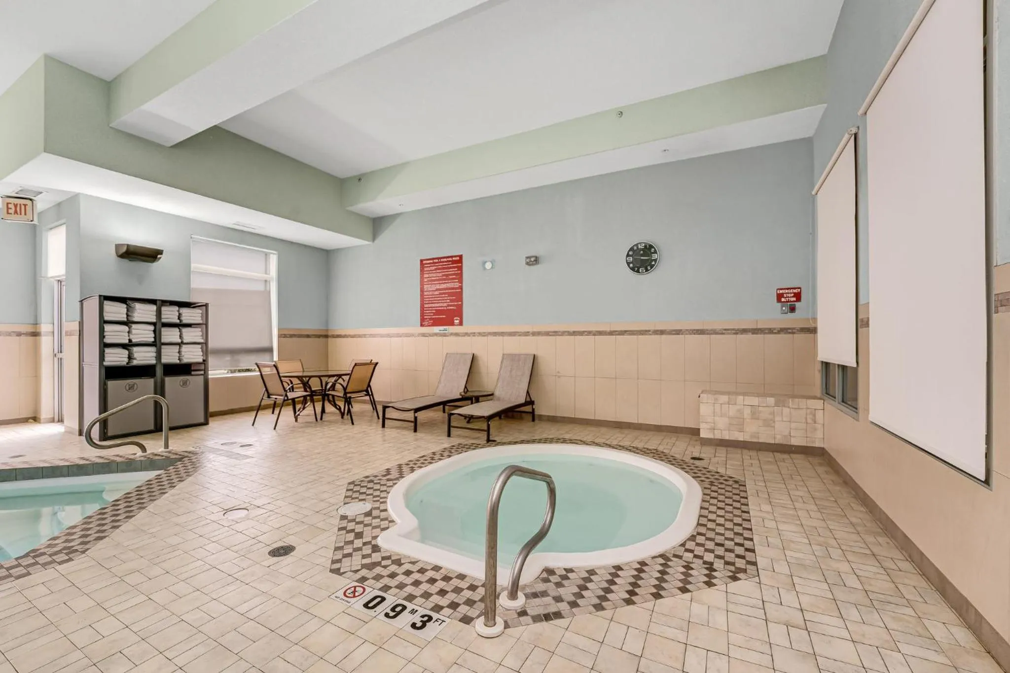 Swimming pool in Holiday Inn Express Hotel & Suites-Edmonton South by IHG