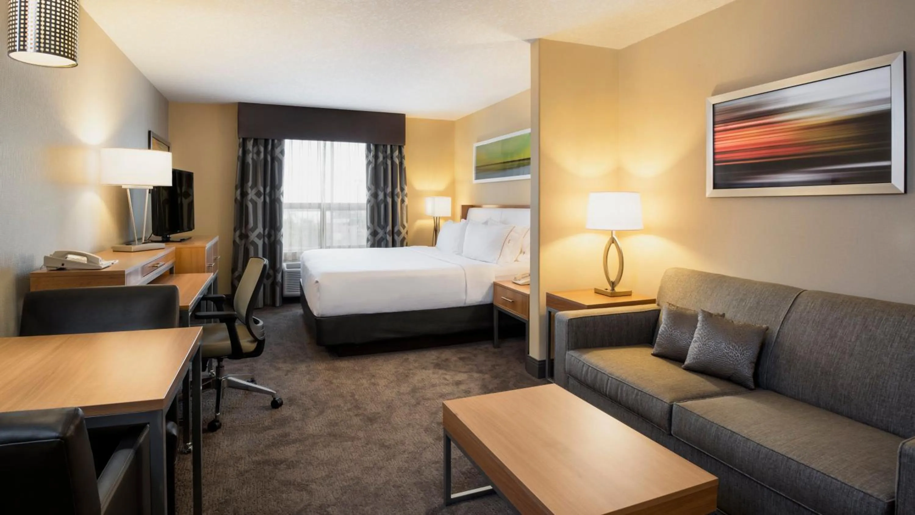 Photo of the whole room, Bed in Holiday Inn Express Hotel & Suites Sherwood Park-Edmonton Area by IHG
