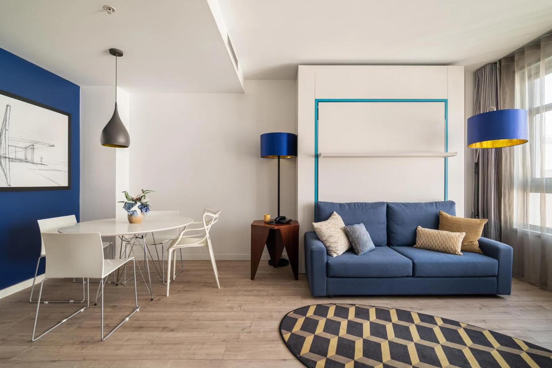 Seating area in Naitly Barcelona Poblenou