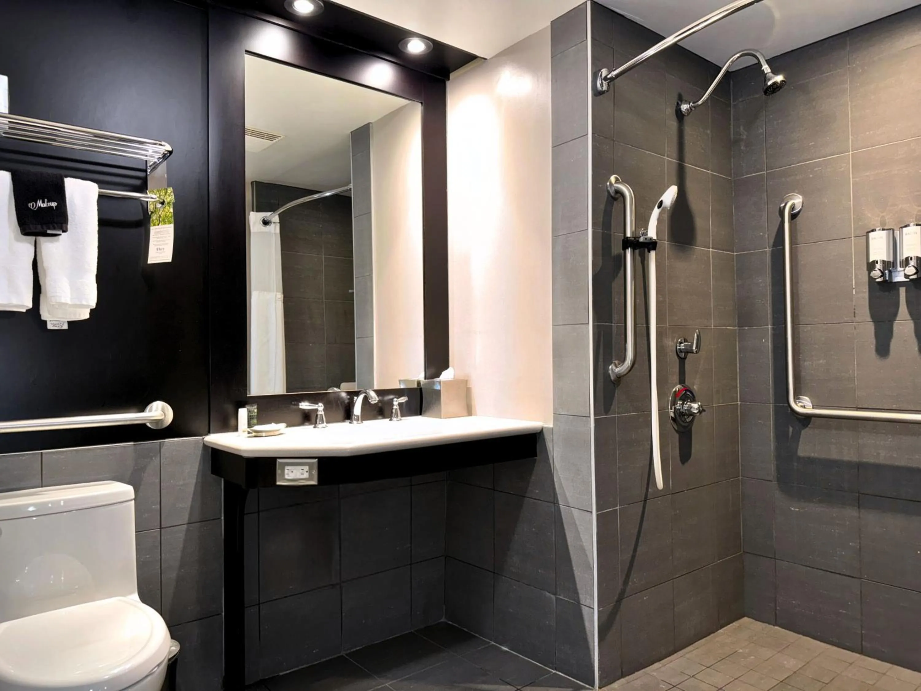 Shower in Ivey Spencer Leadership Centre