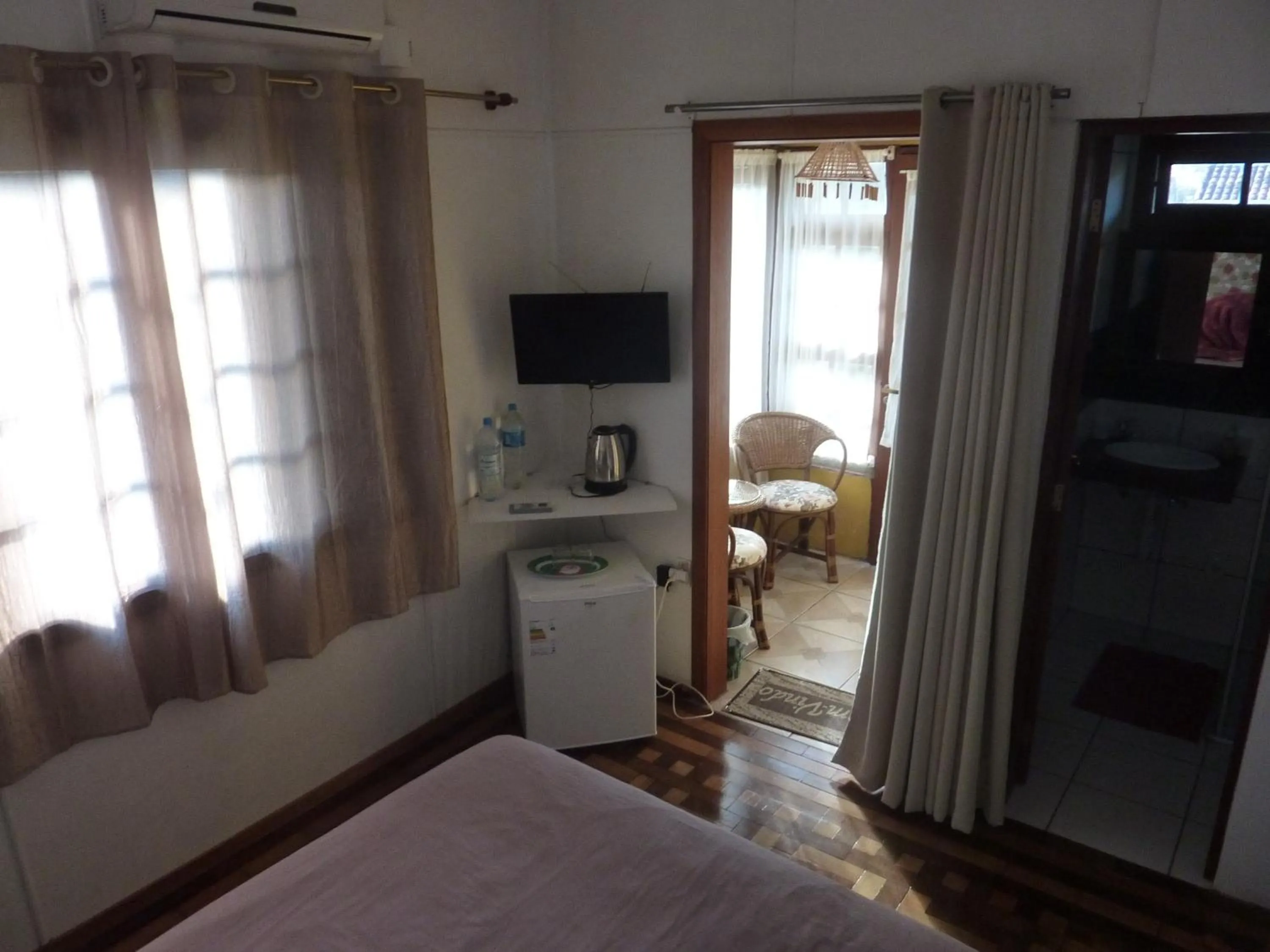 Bed in Pousada Casa Amarela