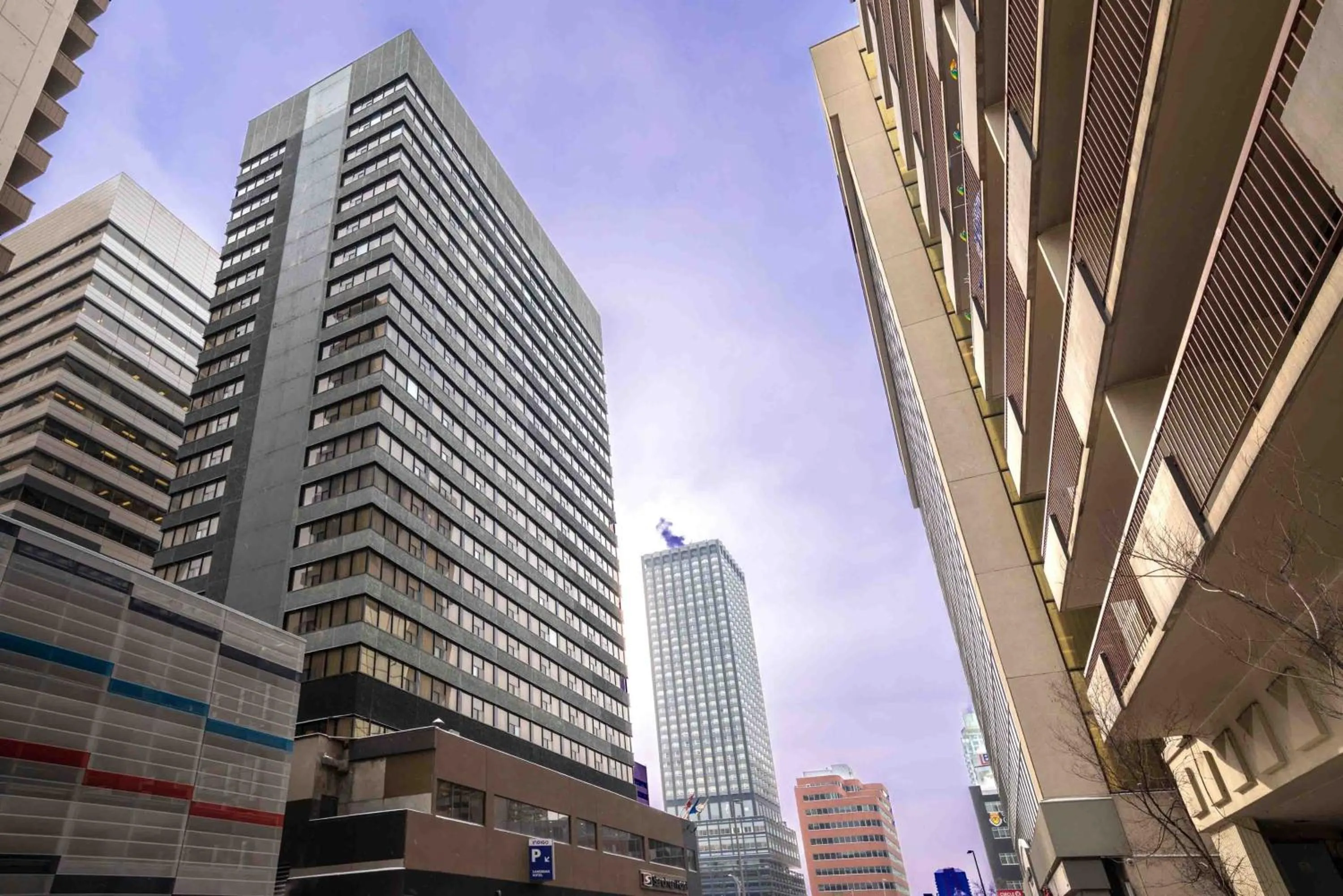 Property building in Sandman Signature Calgary Downtown Hotel