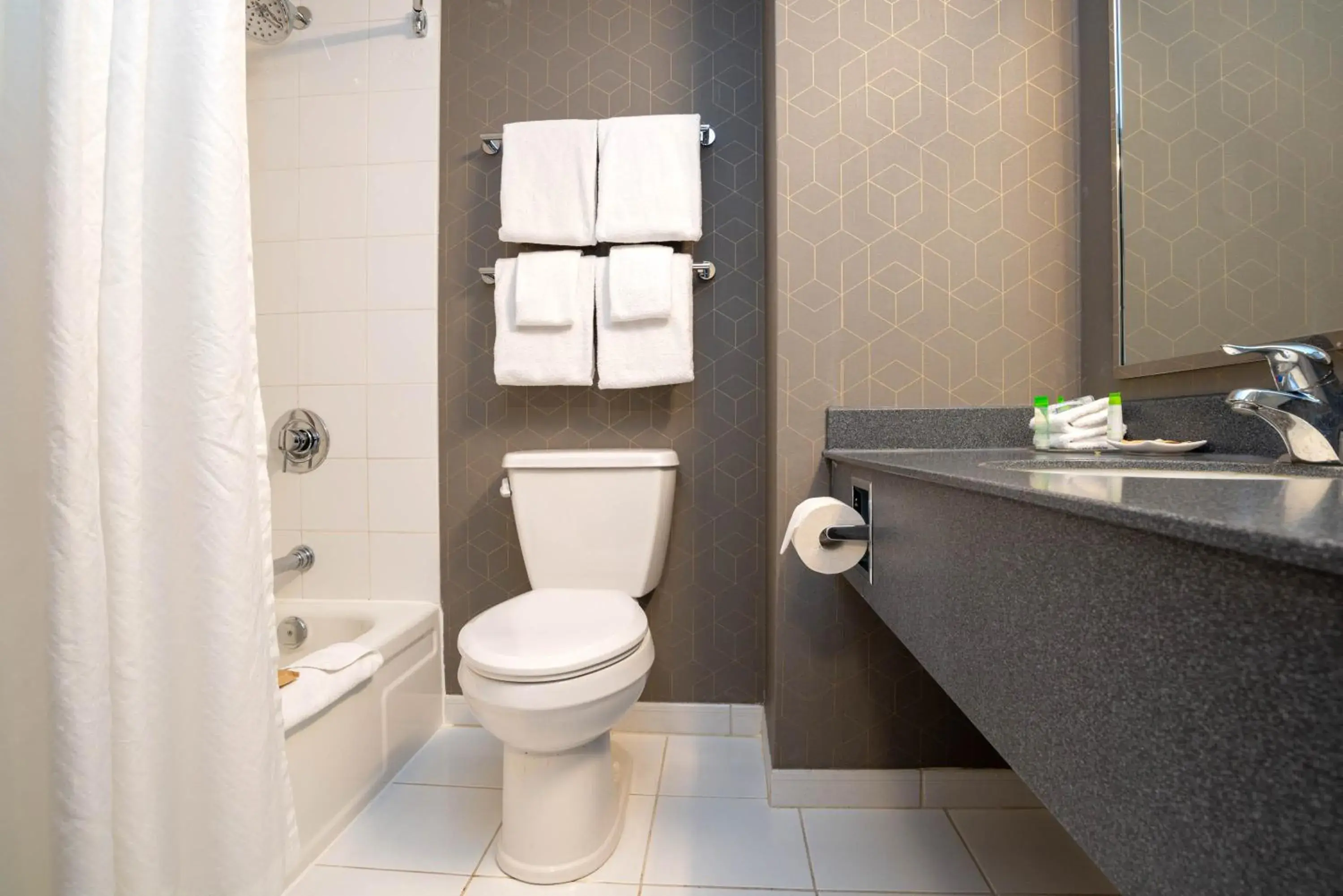 Bathroom in Sandman Hotel Montreal - Longueuil Bathroom in Sandman Hotel Montreal - Longueuil