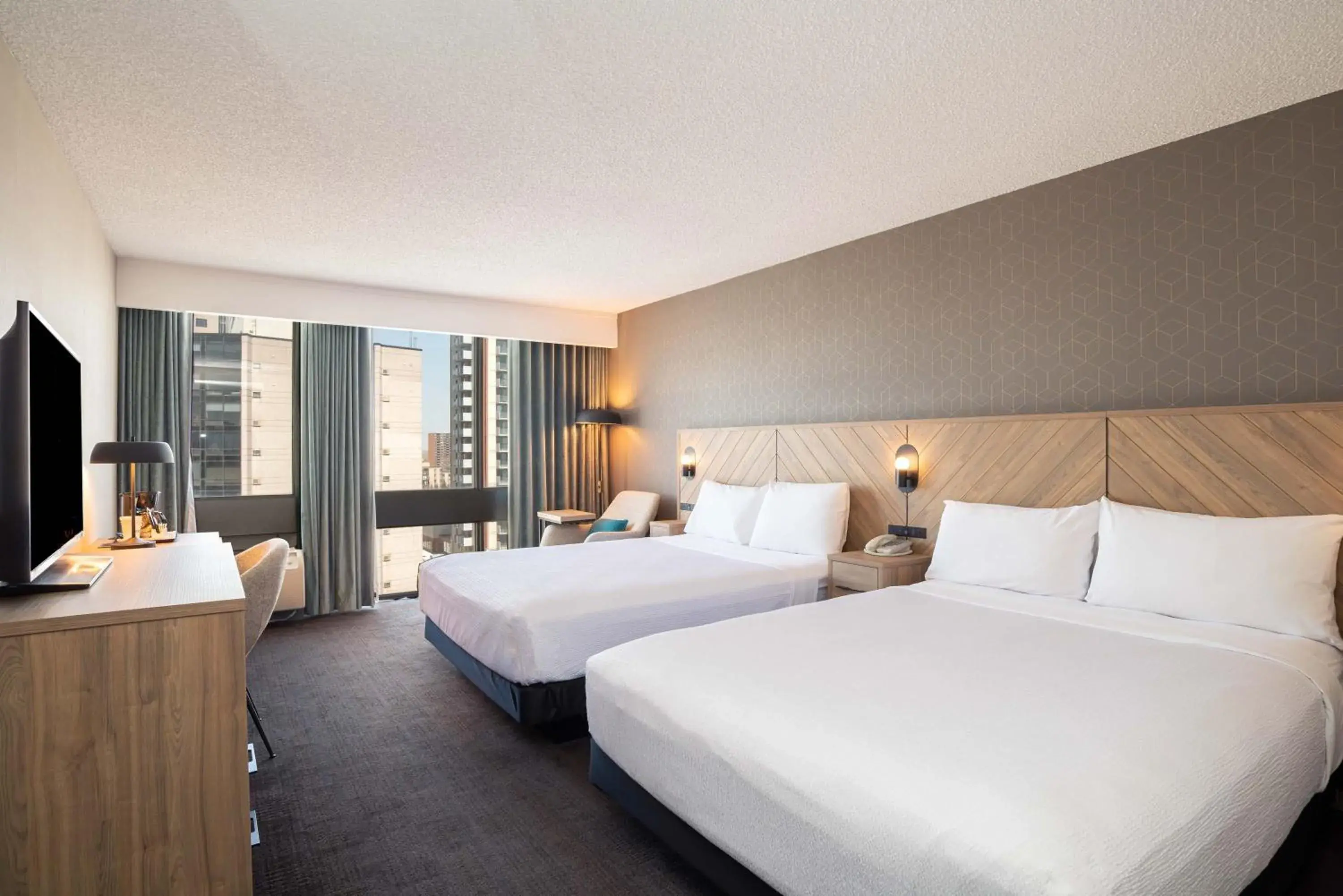 Standard Room, 2 Queen Beds, City/Stadium View in Sandman Hotel Montreal - Longueuil Standard Room, 2 Queen Beds, City/Stadium View in Sandman Hotel Montreal - Longueuil