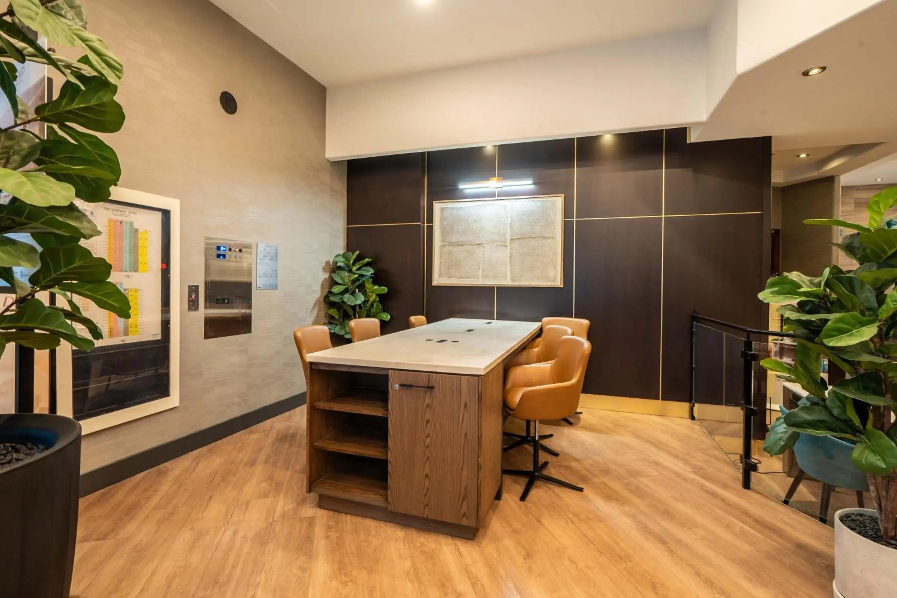 Lobby or reception in Sandman Hotel Vancouver Downtown Lobby or reception in Sandman Hotel Vancouver Downtown