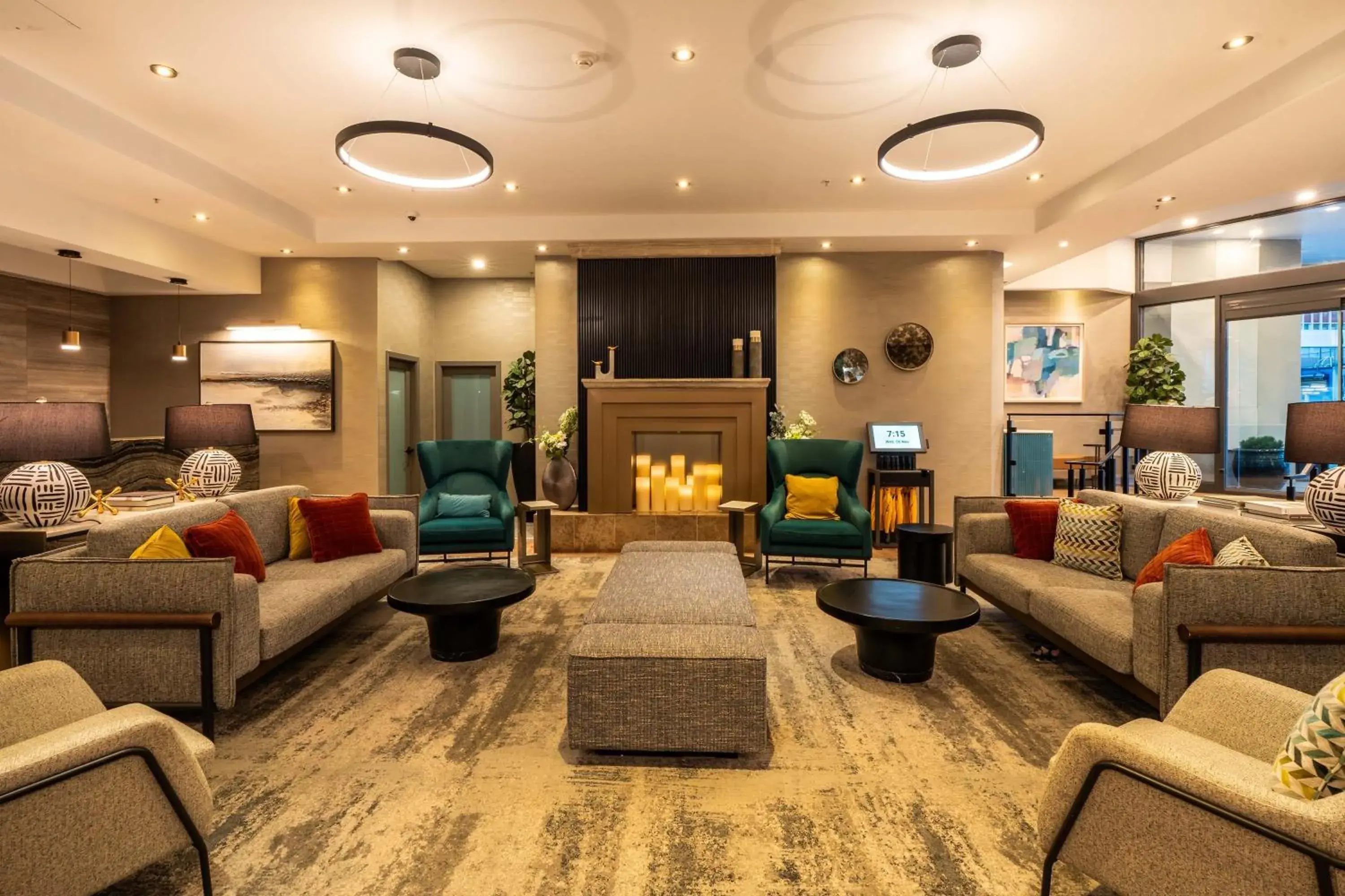 Lobby or reception in Sandman Hotel Vancouver Downtown Lobby or reception in Sandman Hotel Vancouver Downtown