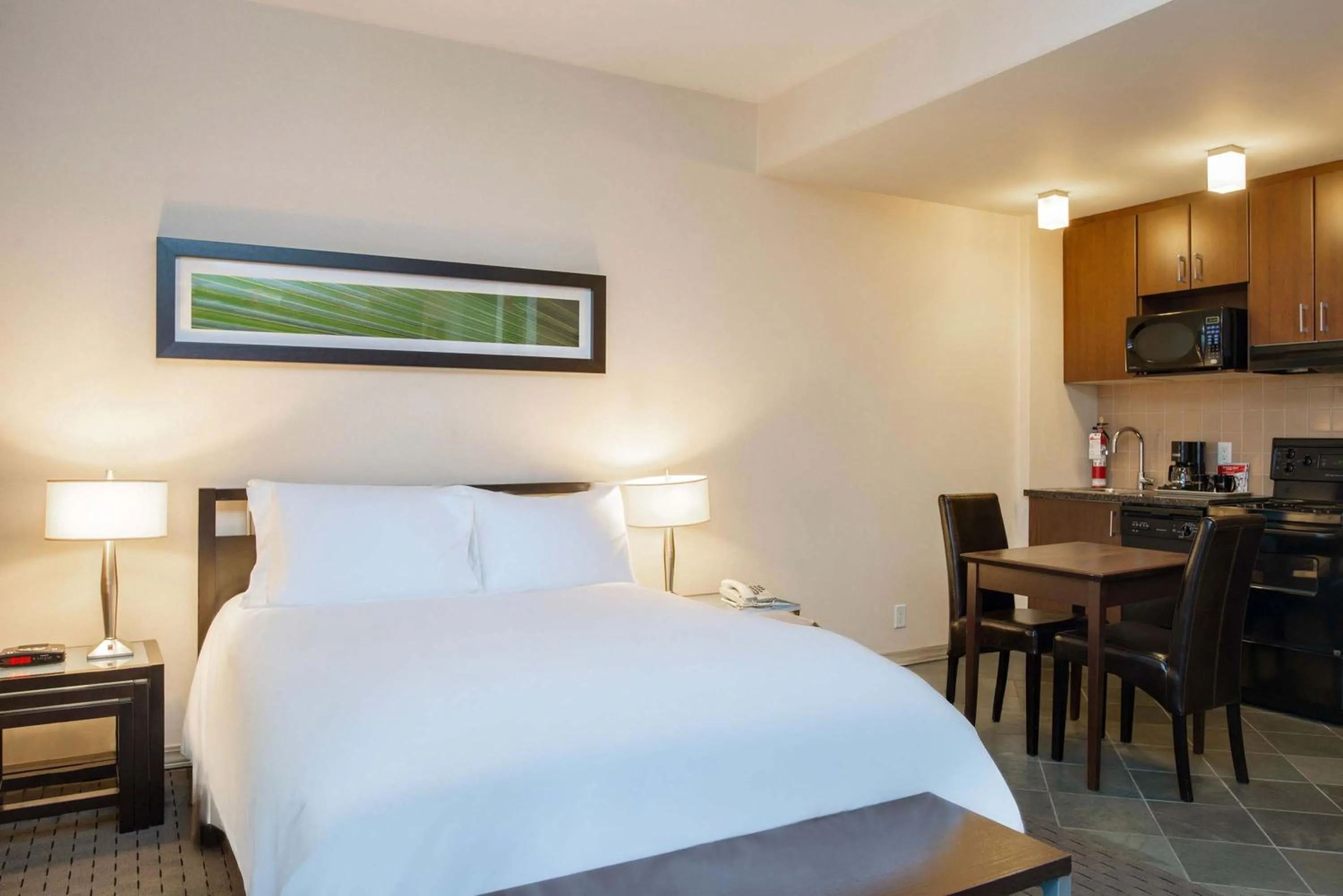 Photo of the whole room, Bed in Sandman Suites Vancouver on Davie