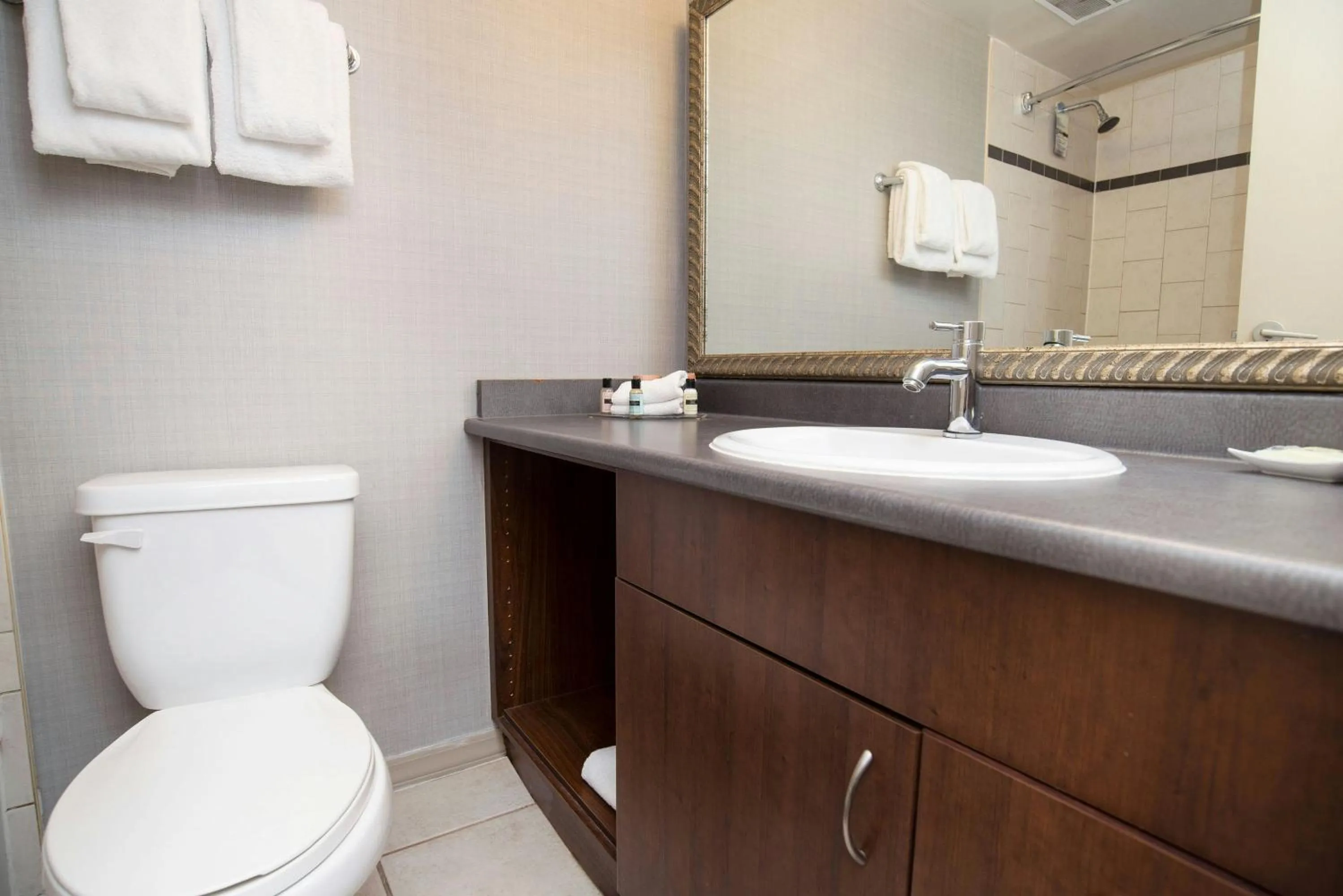 Bathroom in Sandman Suites Vancouver on Davie