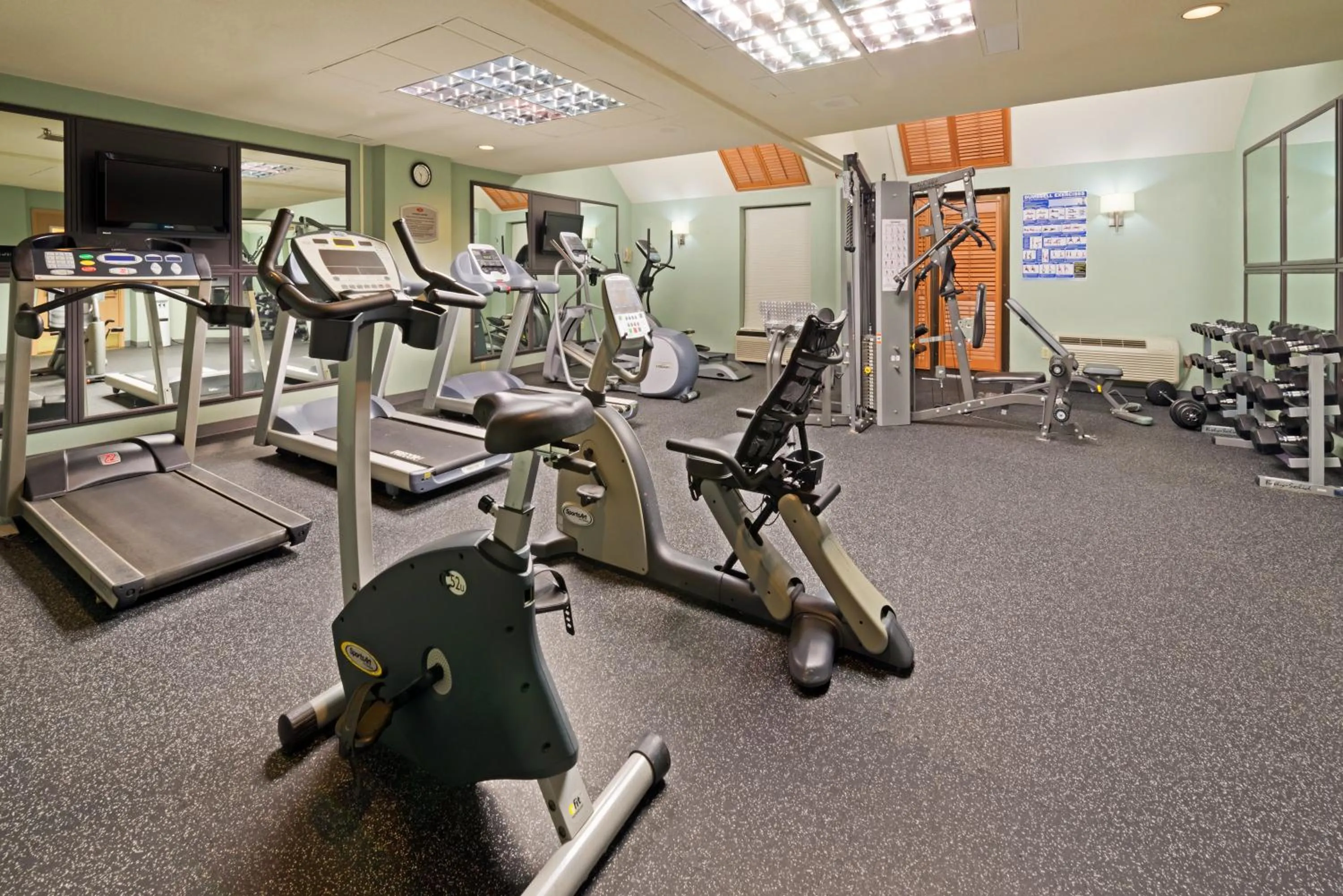 Fitness centre/facilities in Crowne Plaza Toronto Airport by IHG