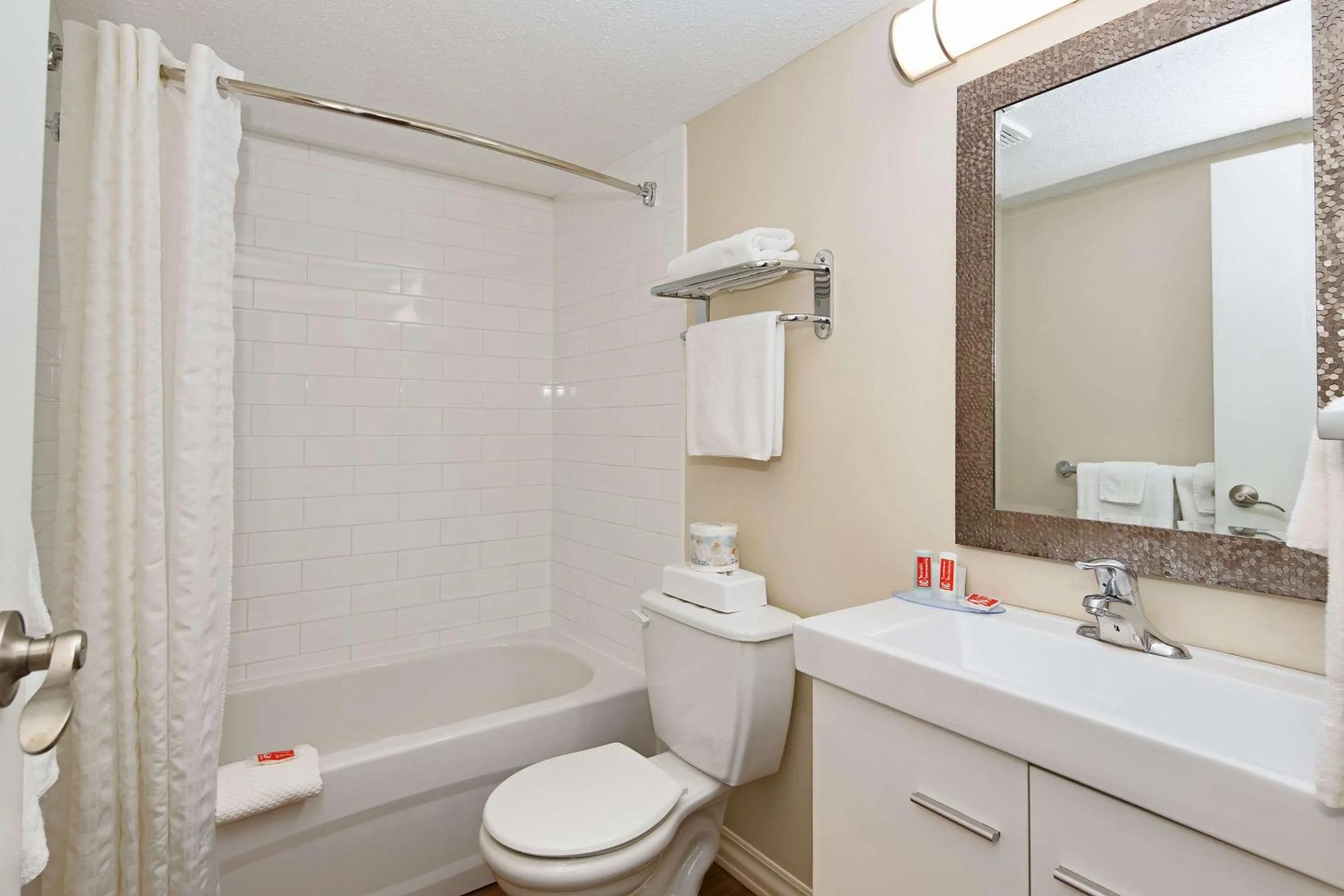 Bathroom in Econo Lodge Inn & Suites