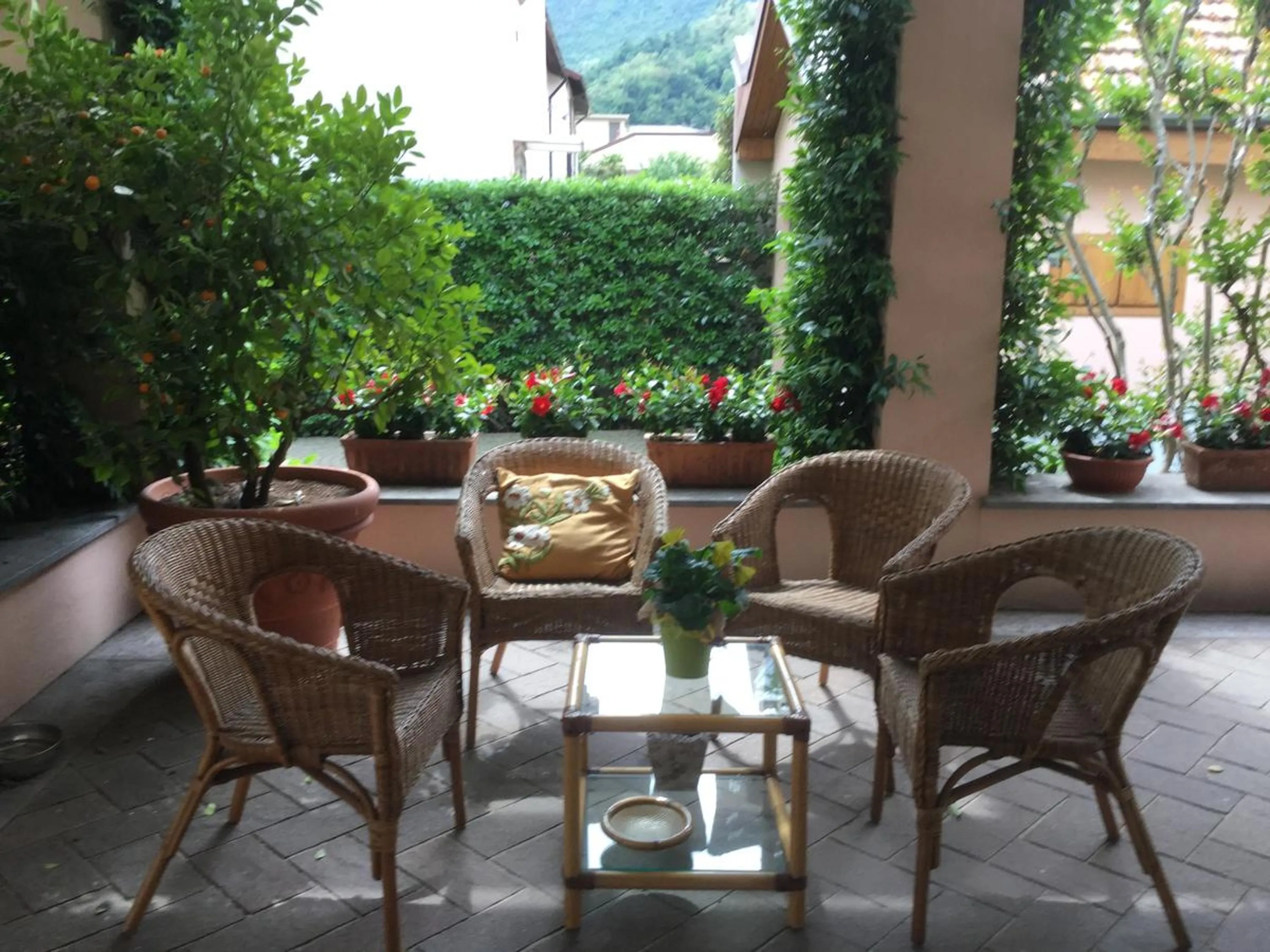 Patio in B&B Pescarenico