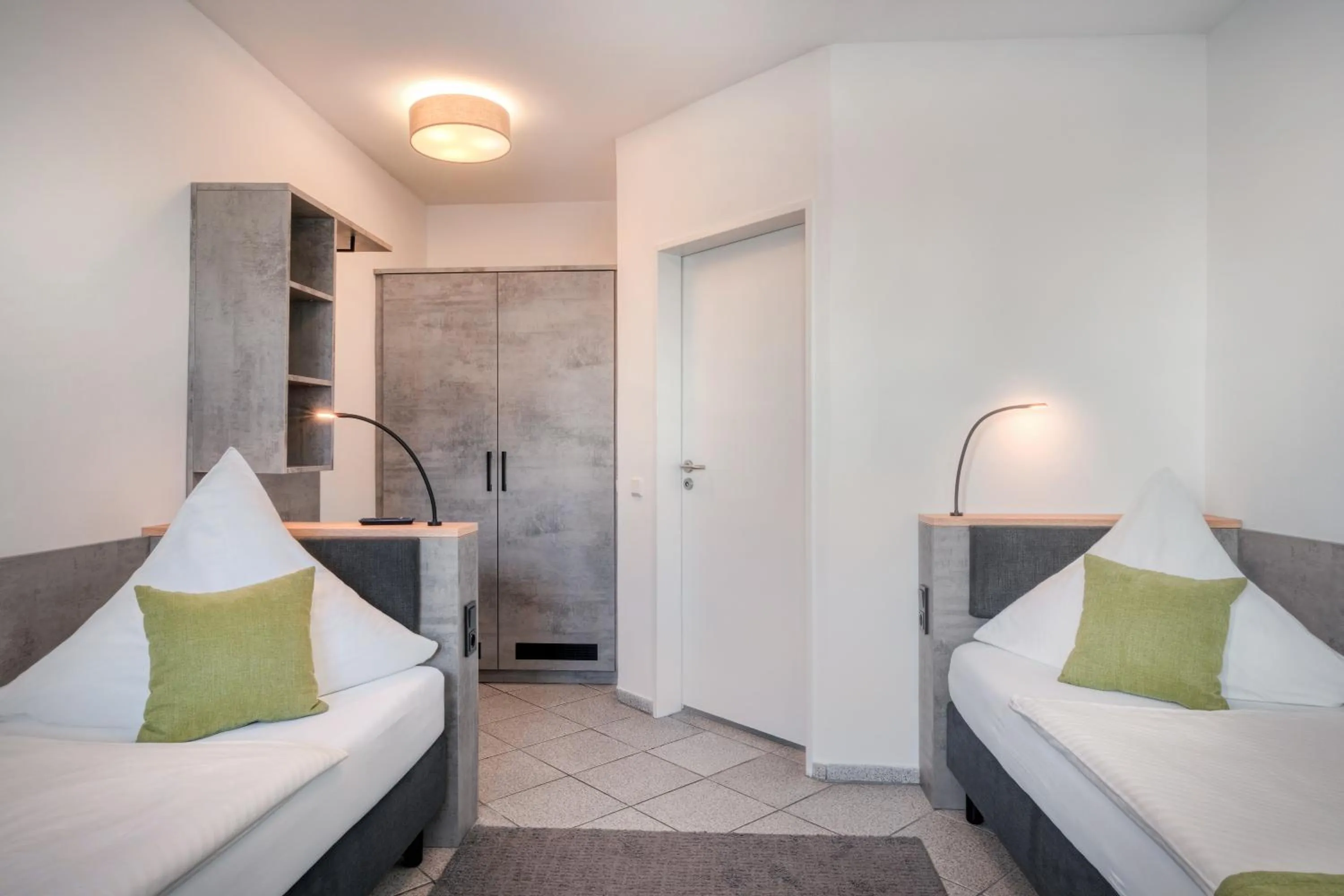 Living room, Bed in an Hotel