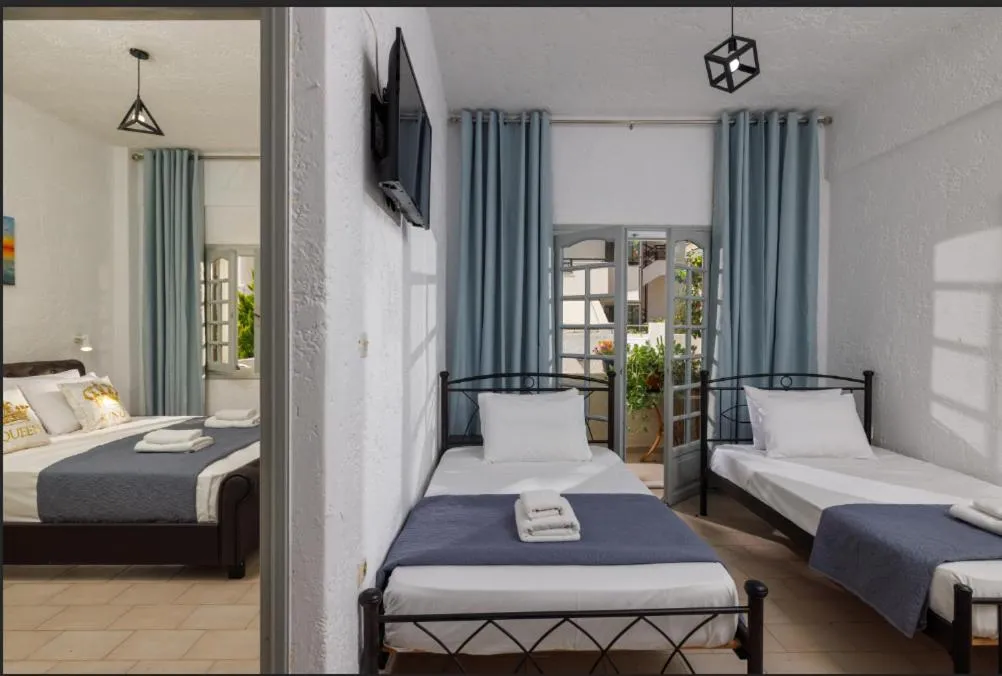 Bed in Kings Hersonissos Hotel