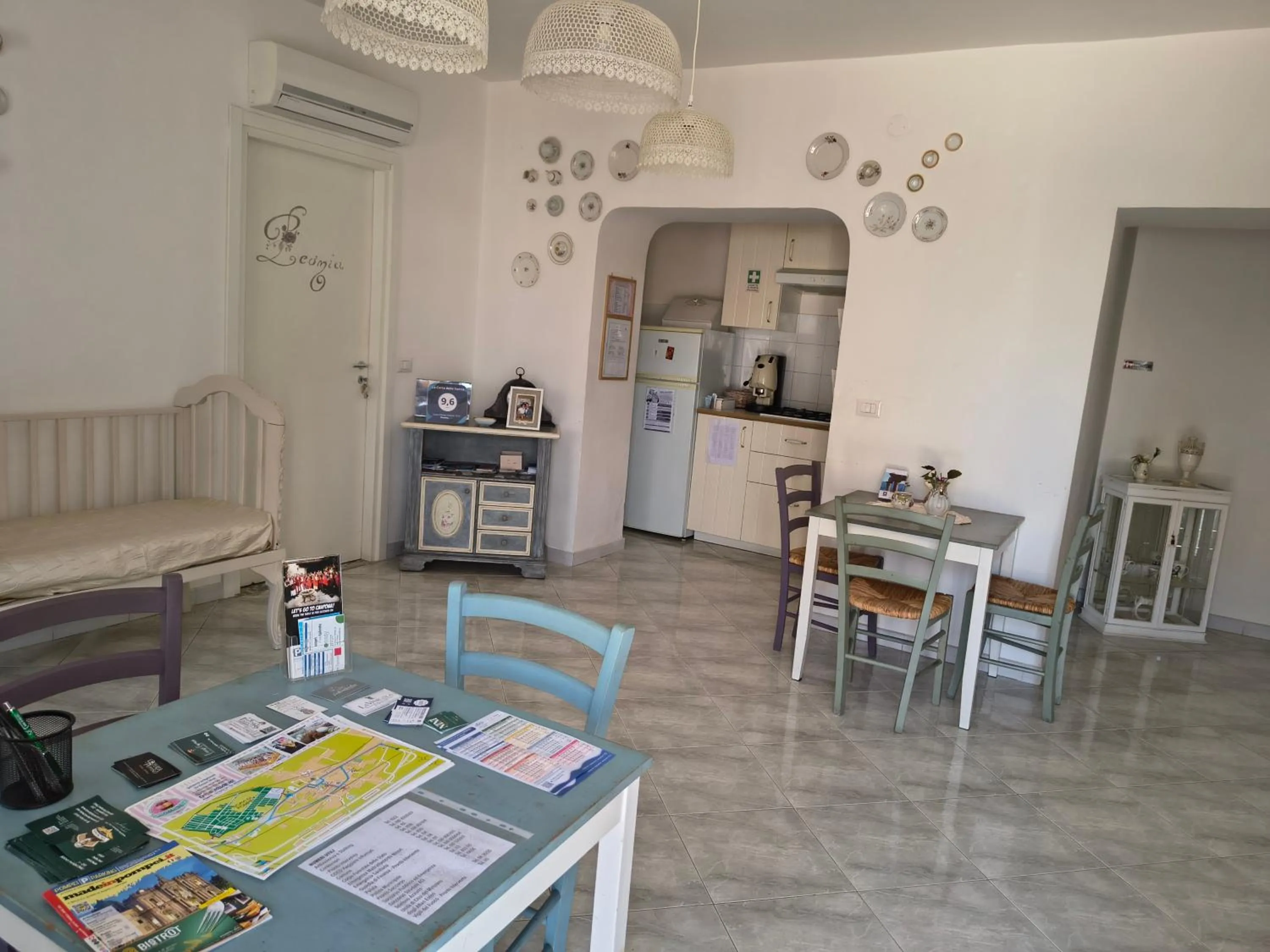 Dining area in La Corte delle Vanità