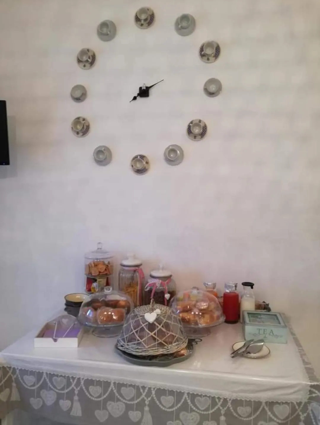 Buffet breakfast in La Corte delle Vanità