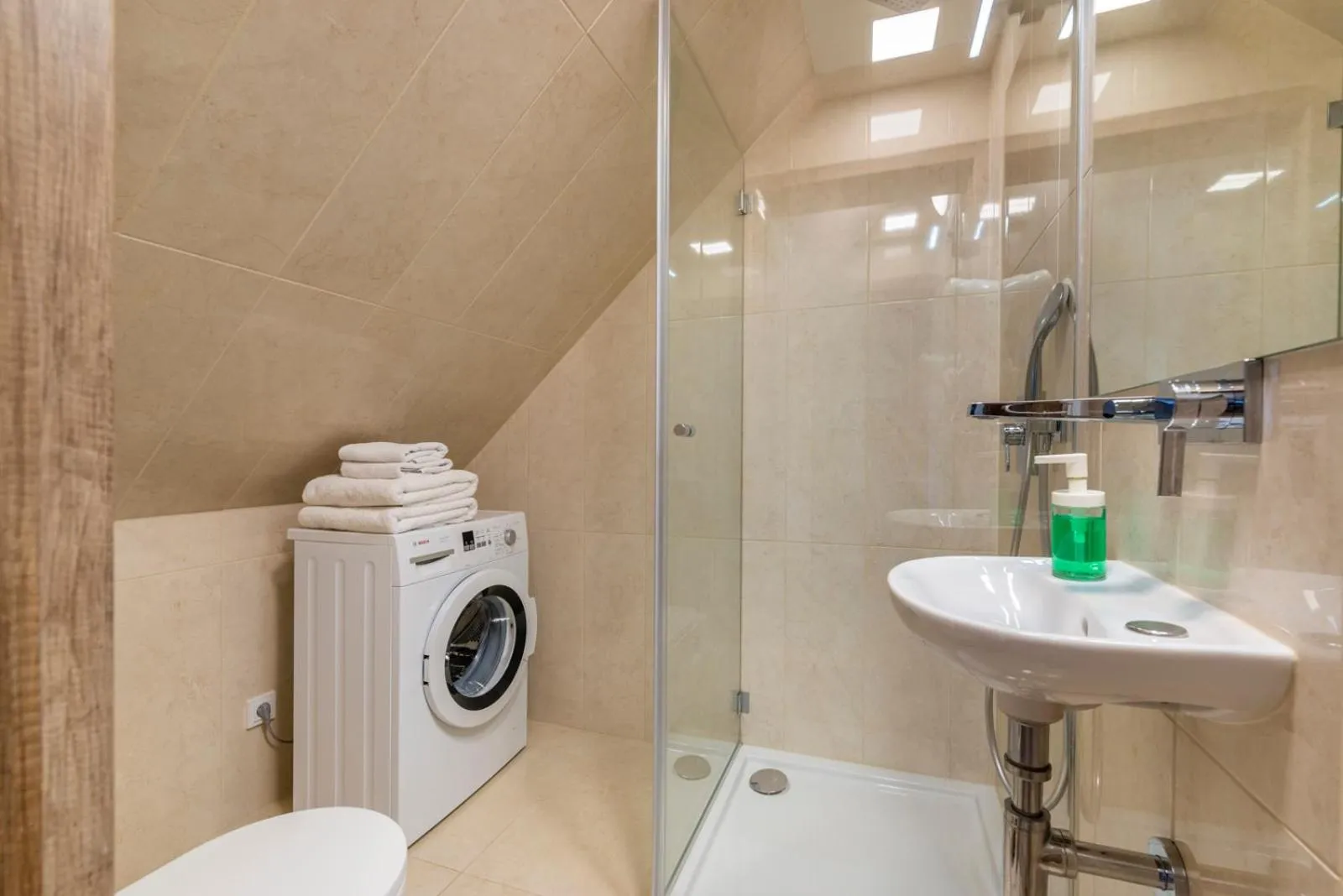 Shower in Old Town Square Apartments