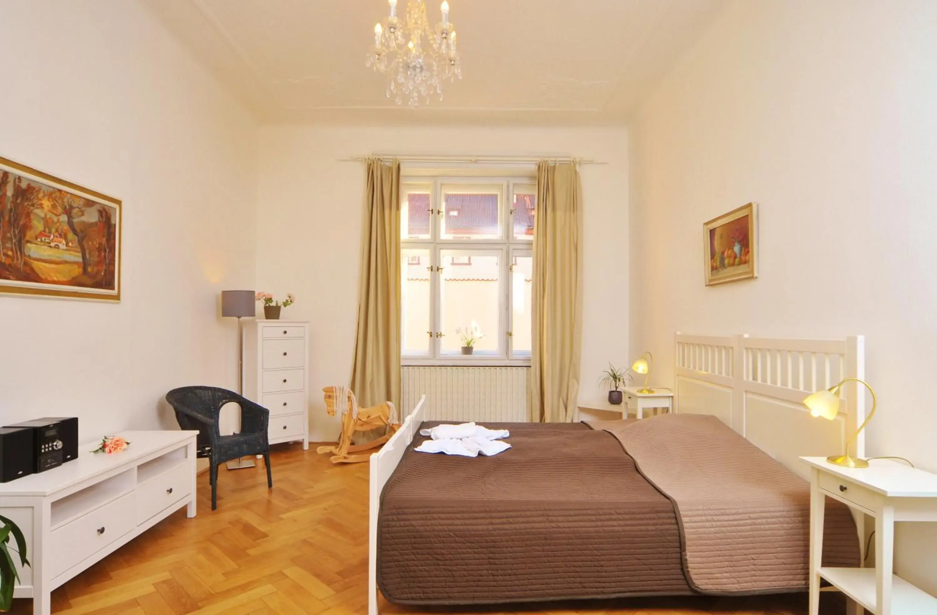 Bed in Old Town Square Apartments Bed in Old Town Square Apartments