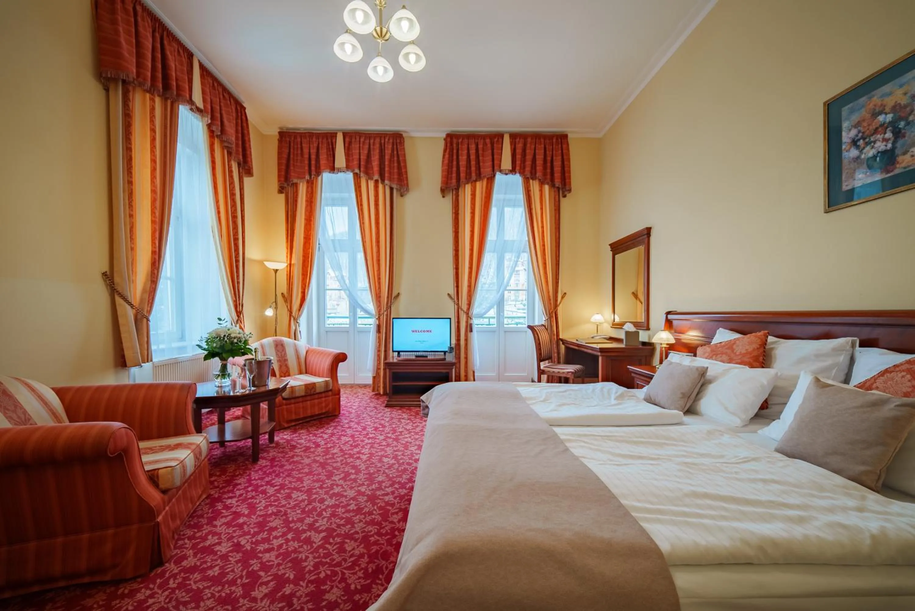 Bed in Hotel Ontario