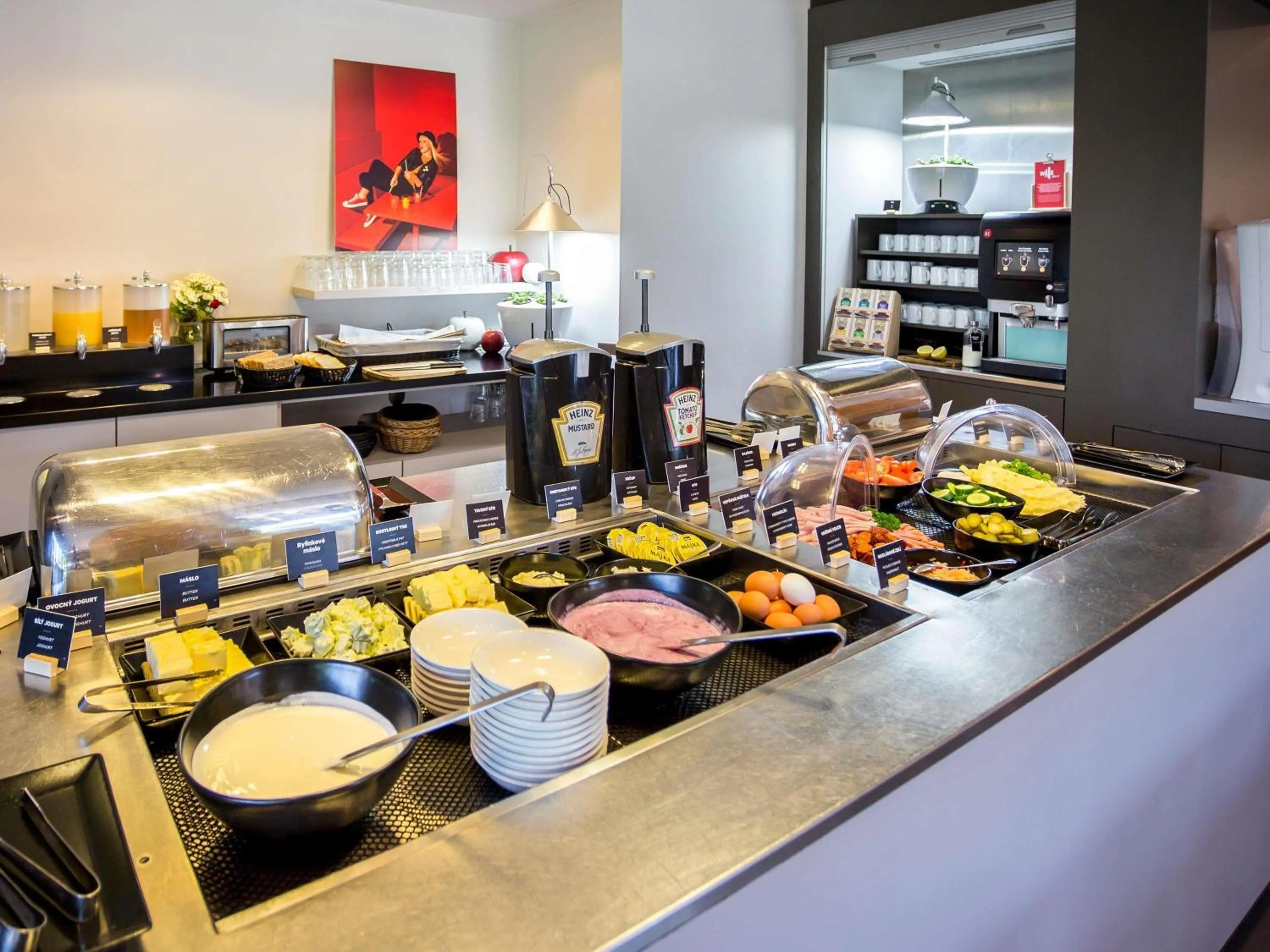 Breakfast in Ibis Hotel Plzeň