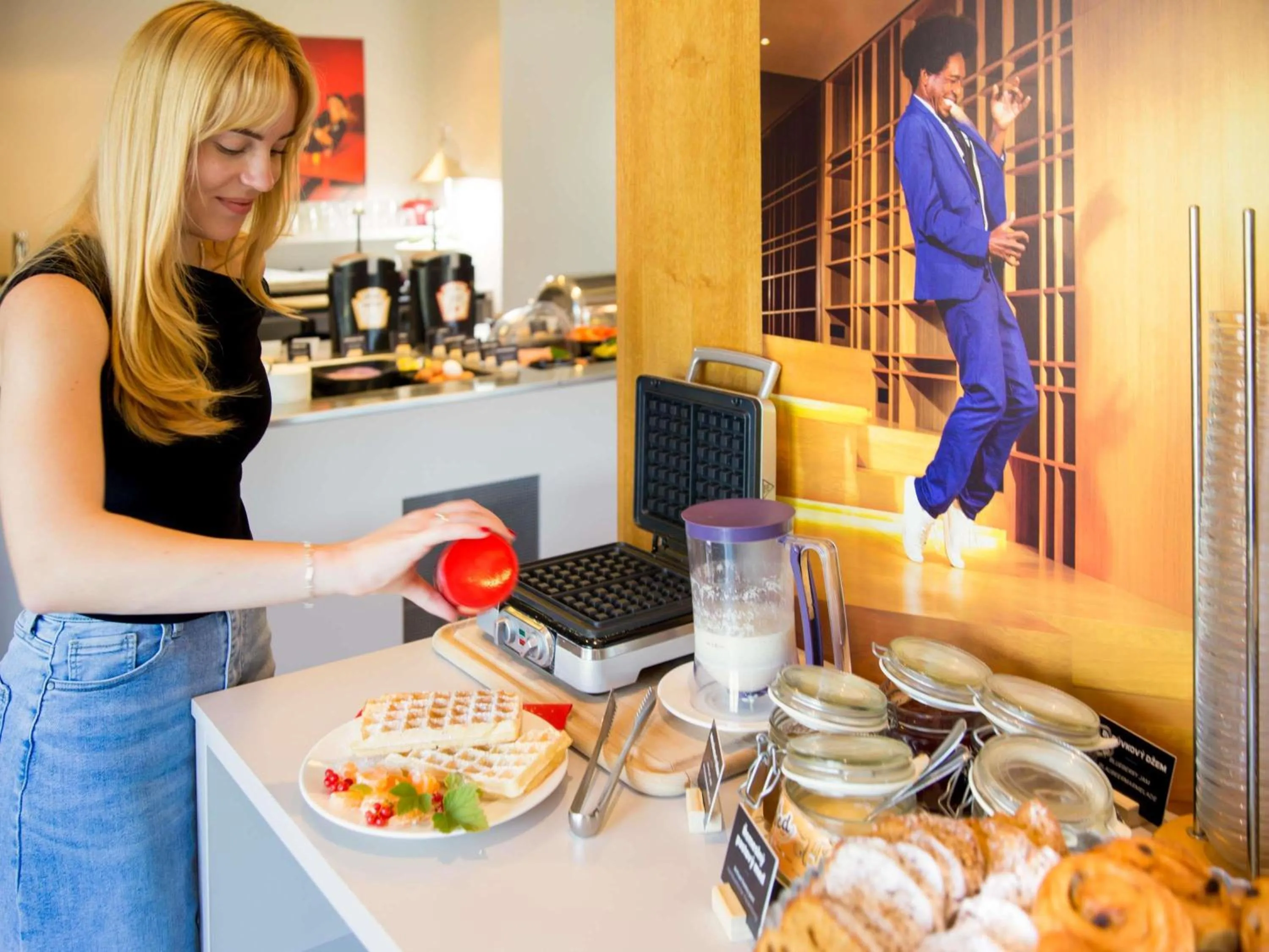 Breakfast in Ibis Hotel Plzeň