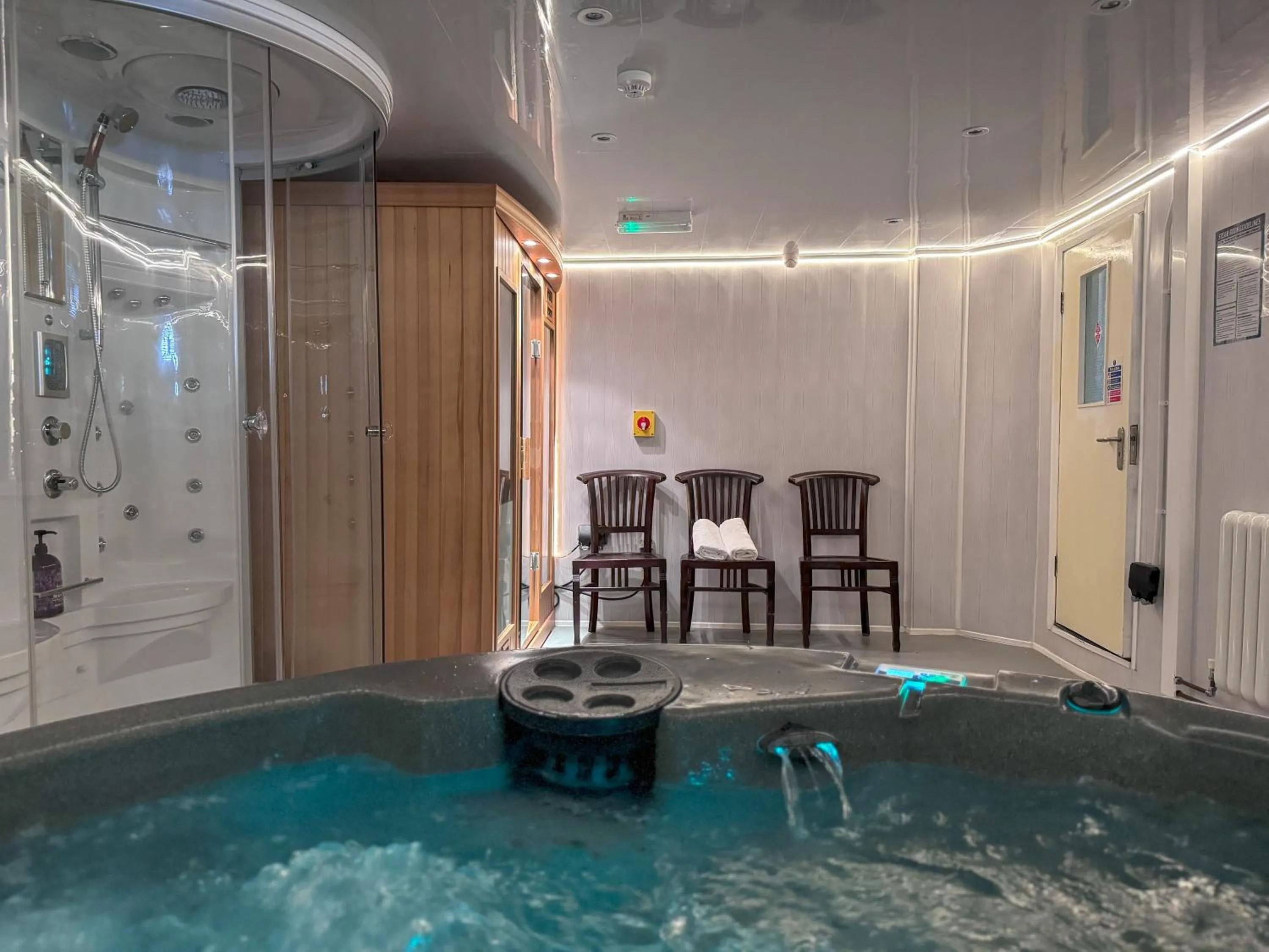 Shower in The Chatwal Boutique Hotel