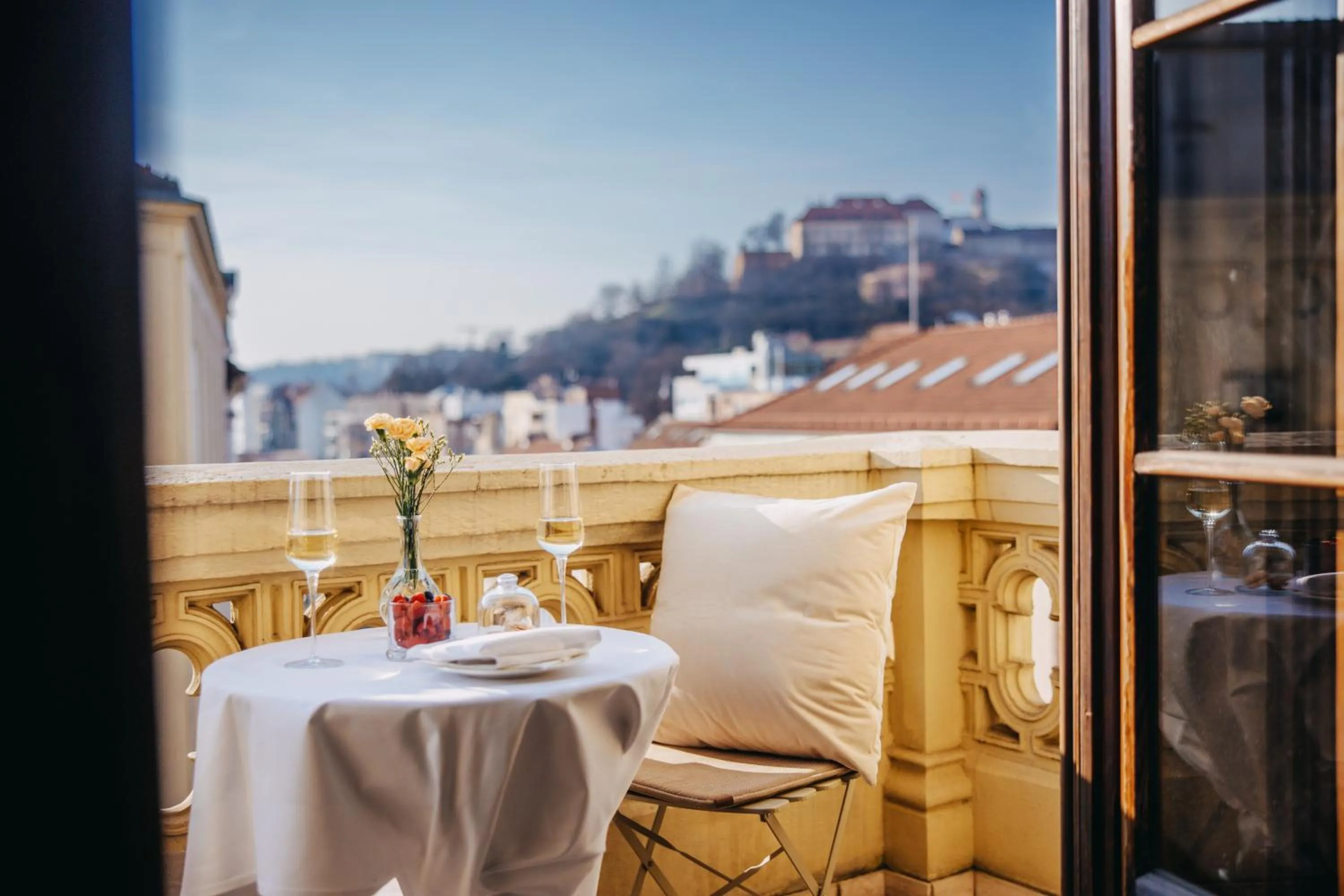 Balcony/Terrace in Grand Palace Brno - Czech Leading Hotels
