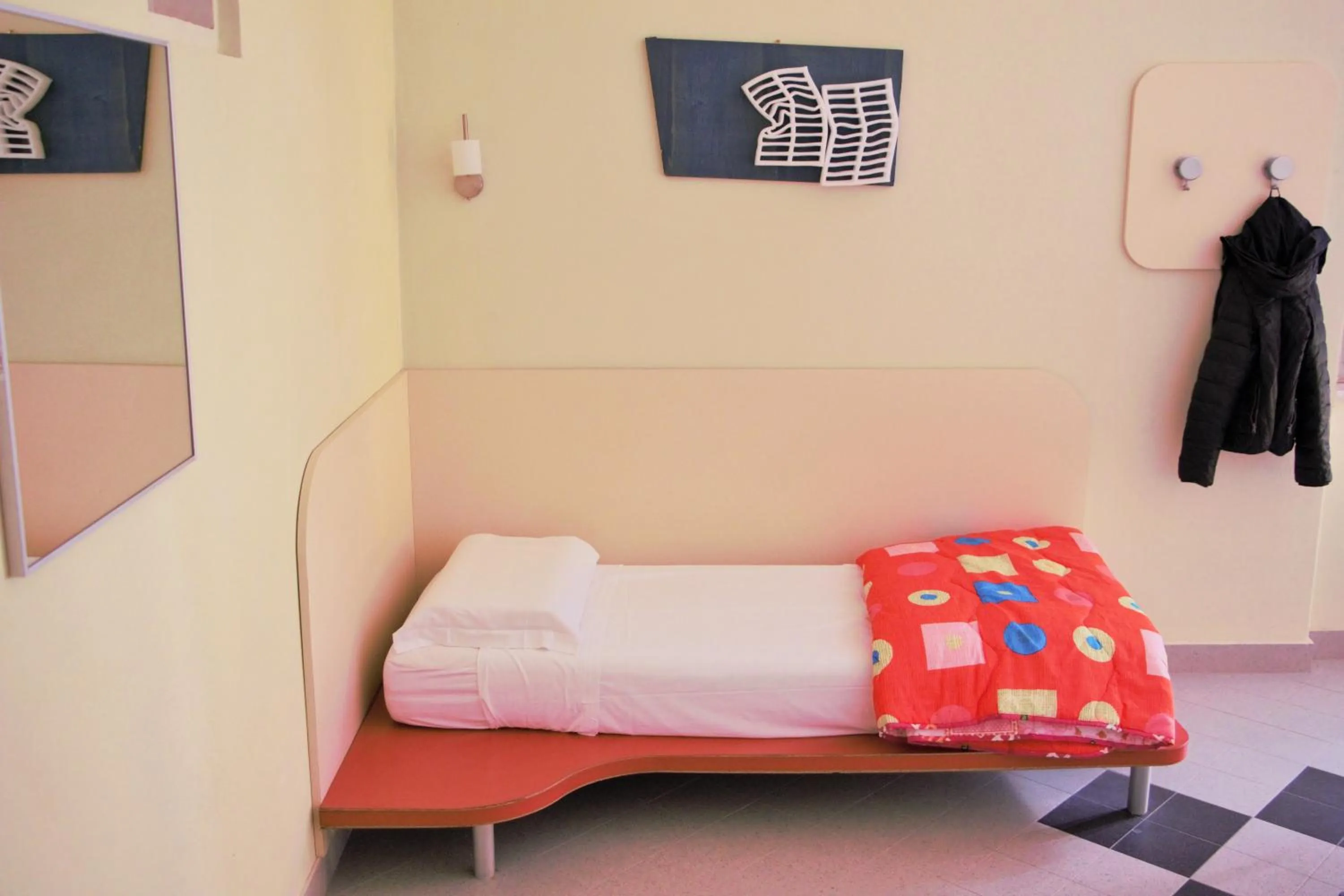 Bed in Ostello La Miniera