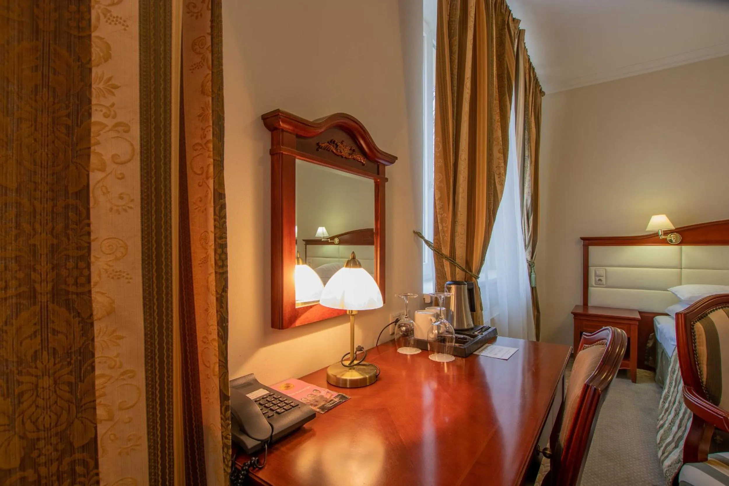 Bed in Hotel Giovanni Giacomo