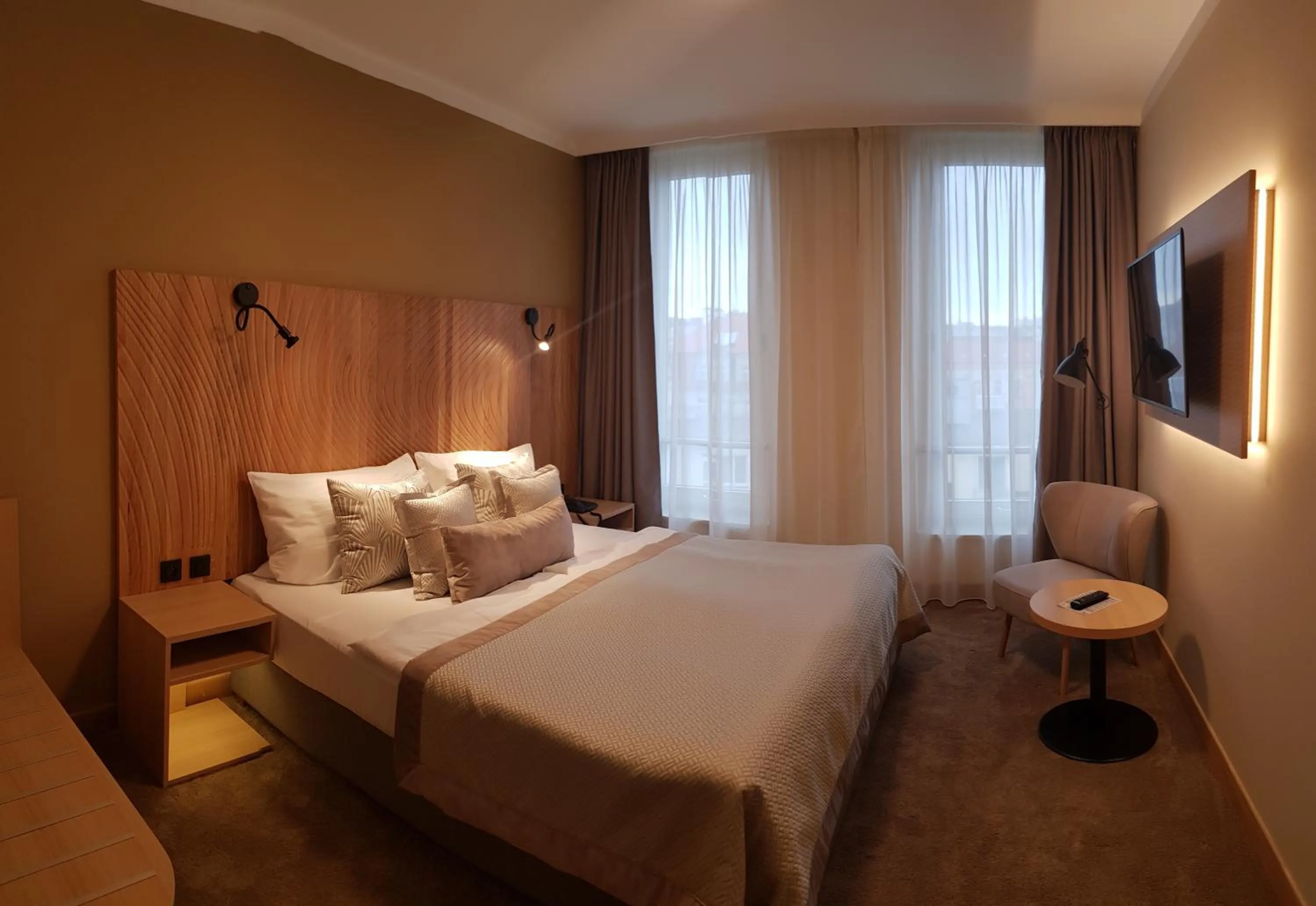 Bed in Hotel Clement