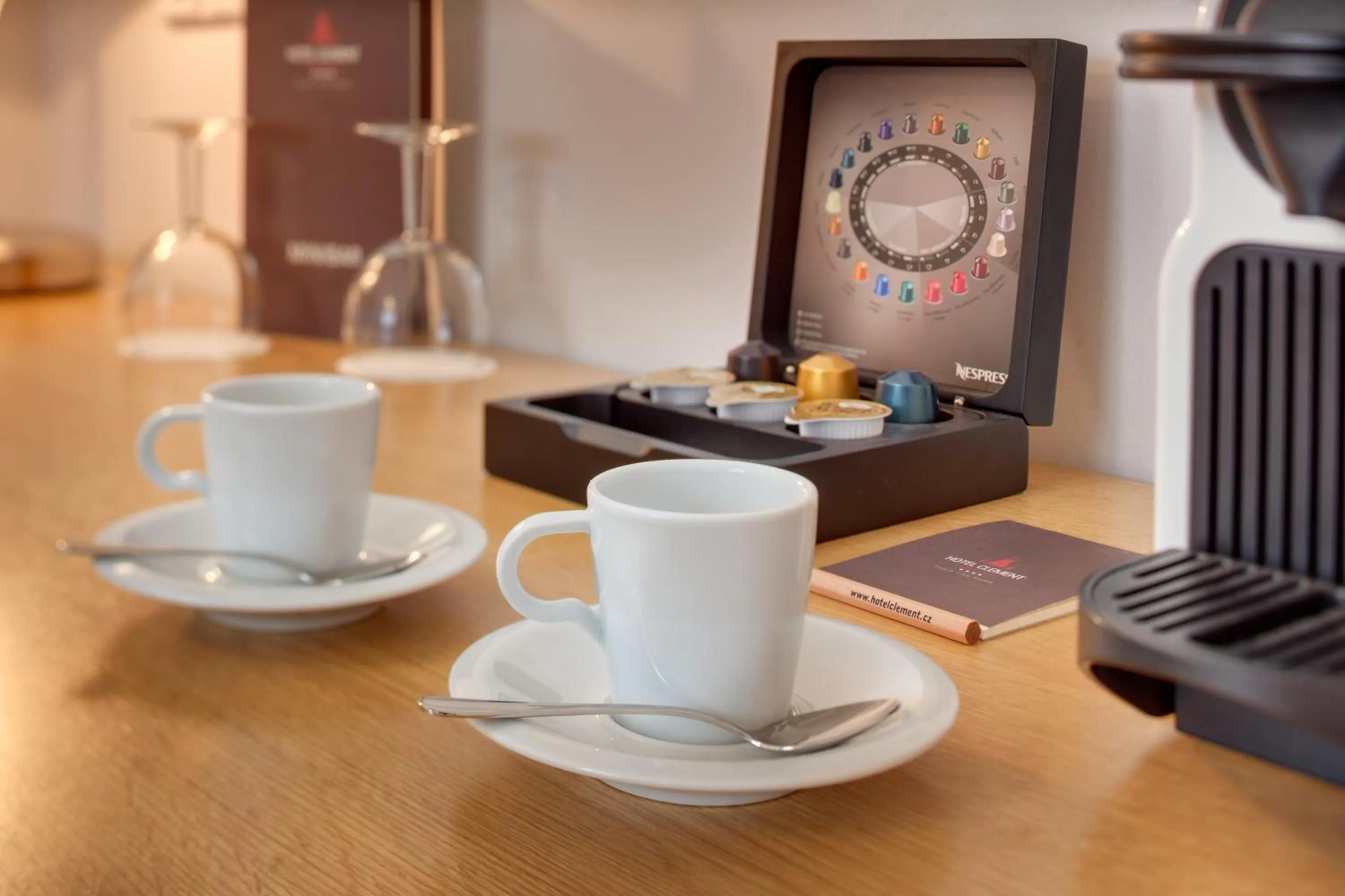 Coffee/tea facilities in Hotel Clement