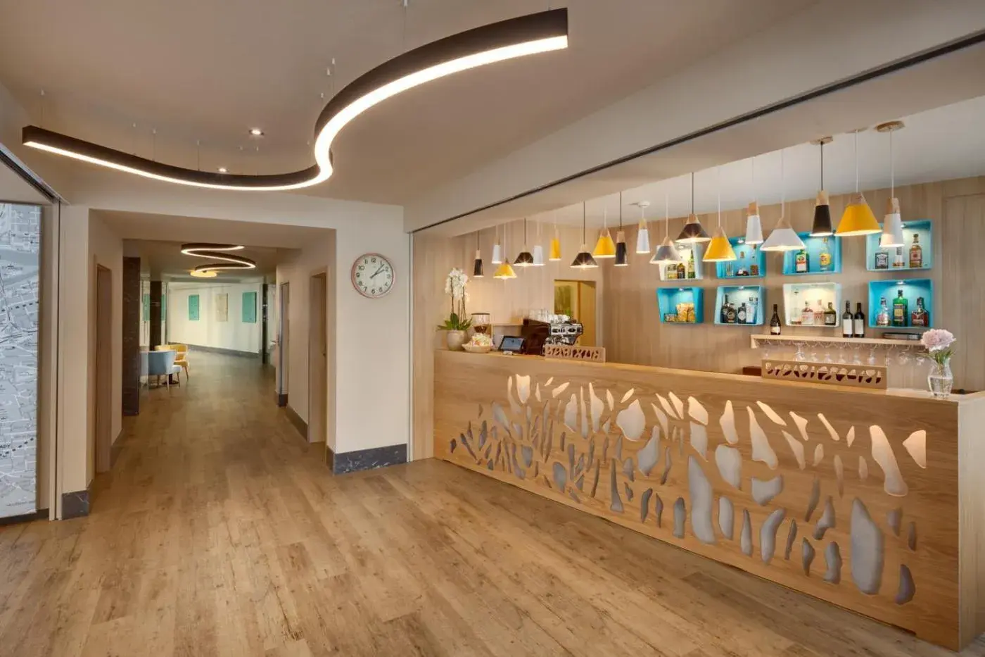 Lobby or reception in Hotel Clement Lobby or reception in Hotel Clement